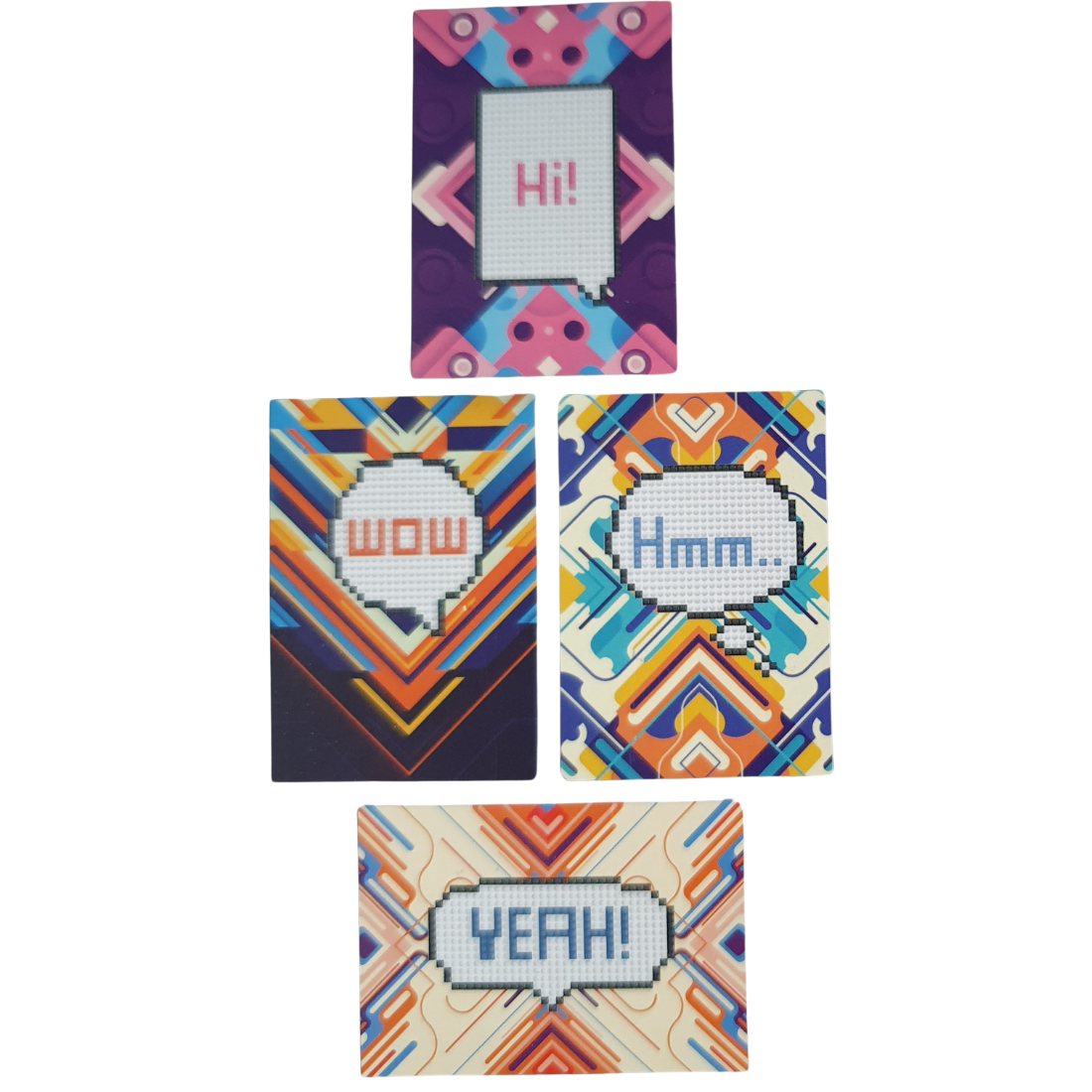 Diamond painting kaarten - Tekstwolkjes