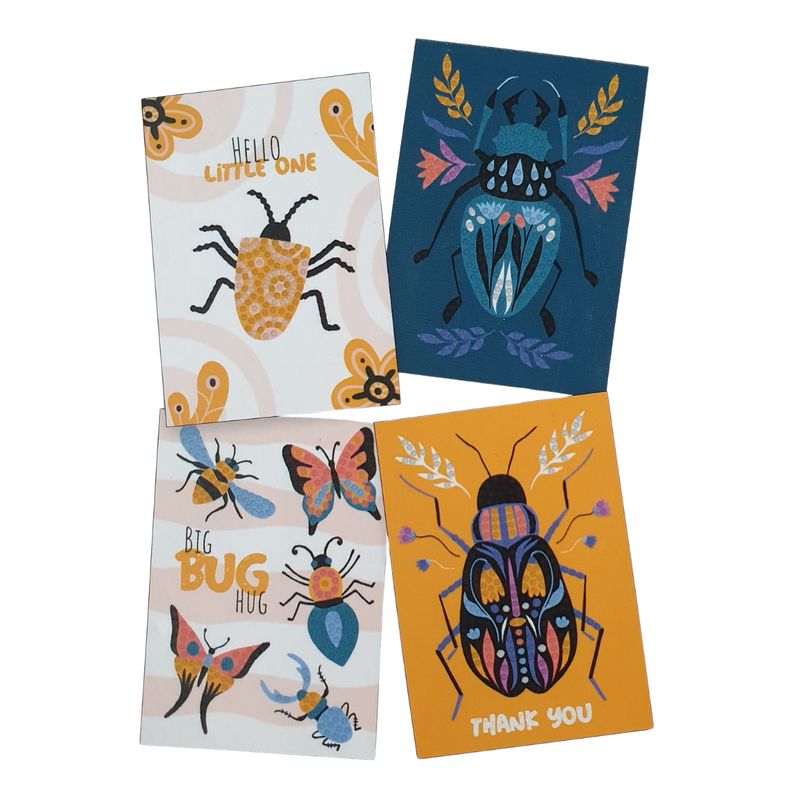 Diamond painting kaarten - Insecten