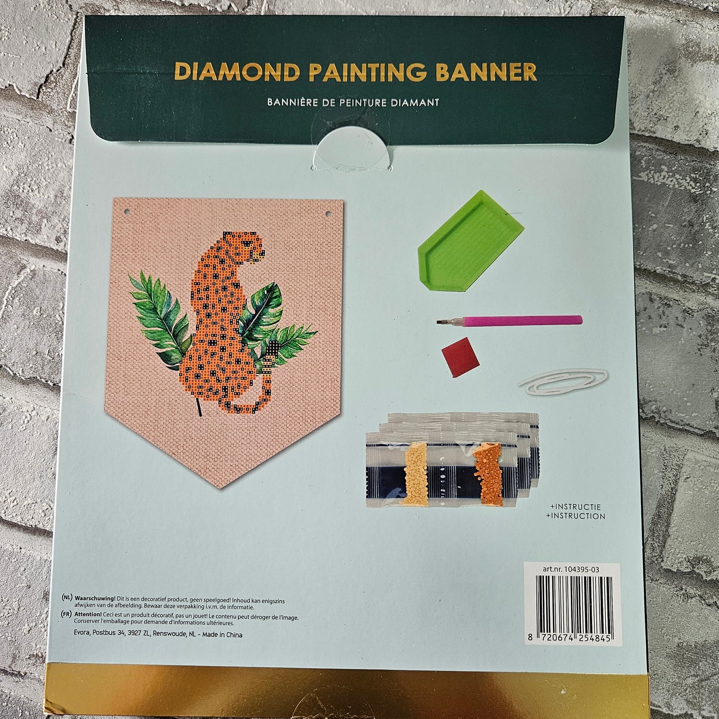 Diamond painting Banner - Panter