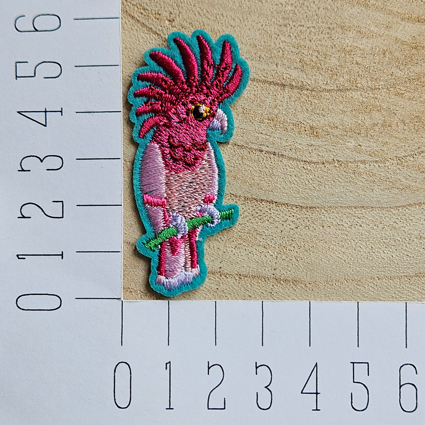 Strijk embleem - Iron on Patch - Kaketoe