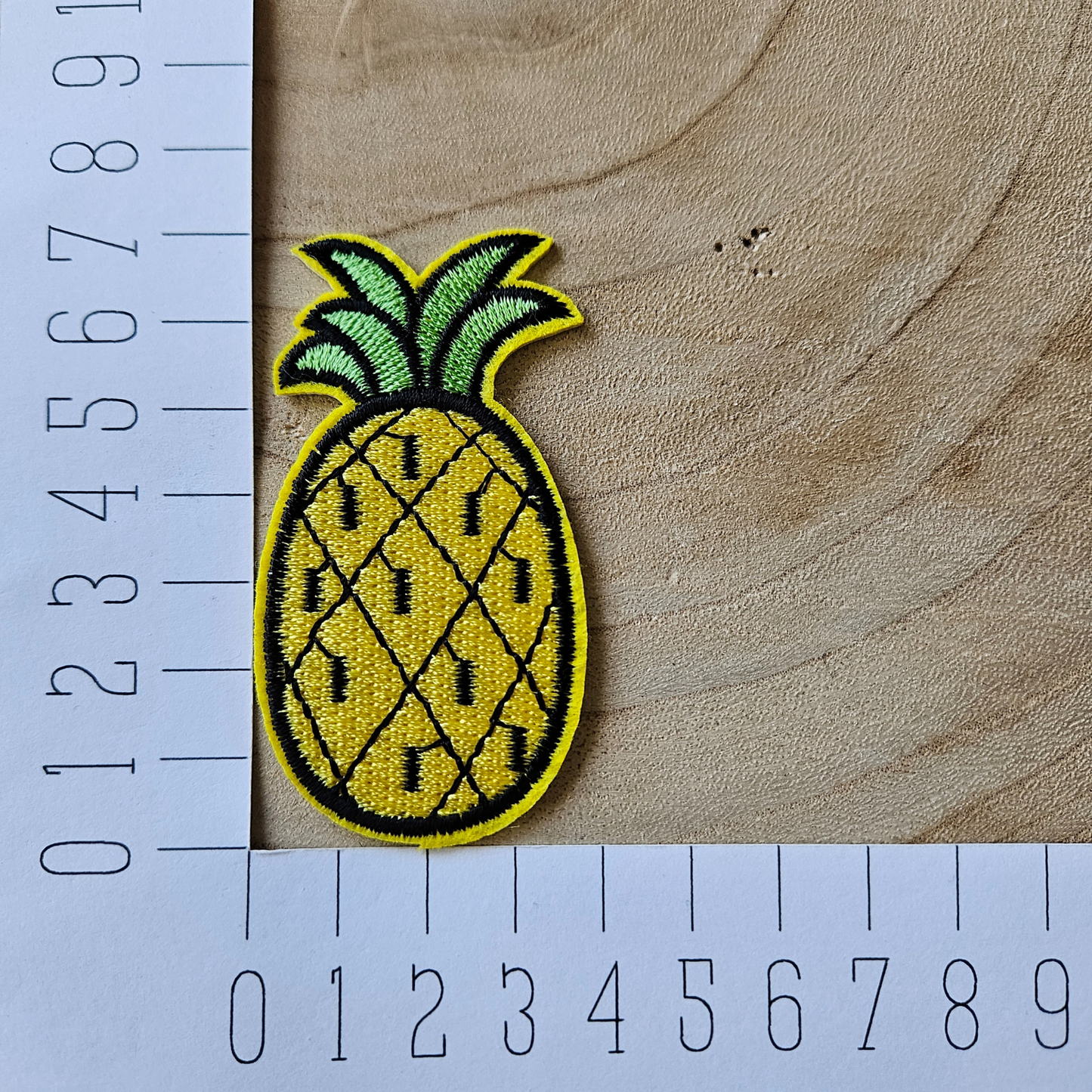 Strijk embleem - Iron on Patch - Ananas
