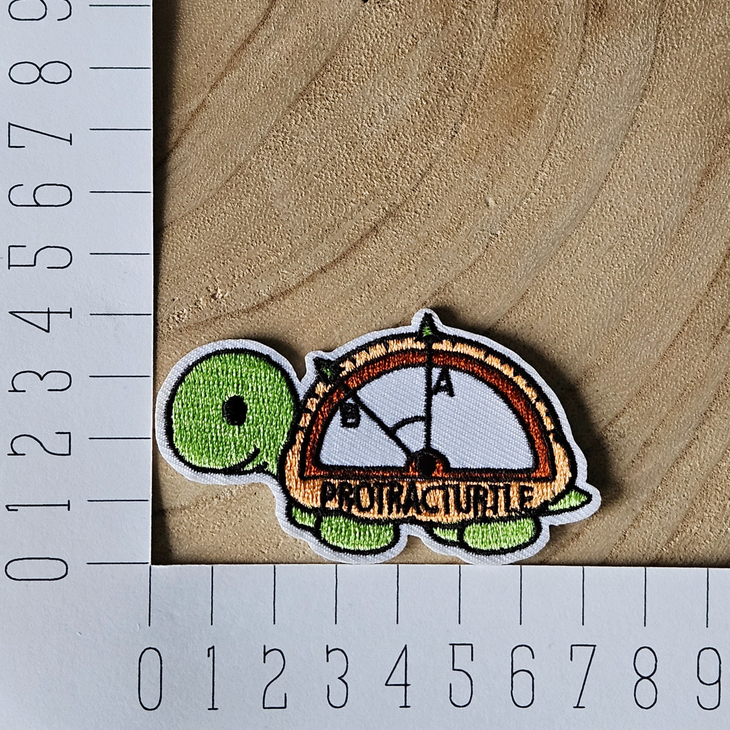 Strijk embleem - Iron on Patch - Schildpad