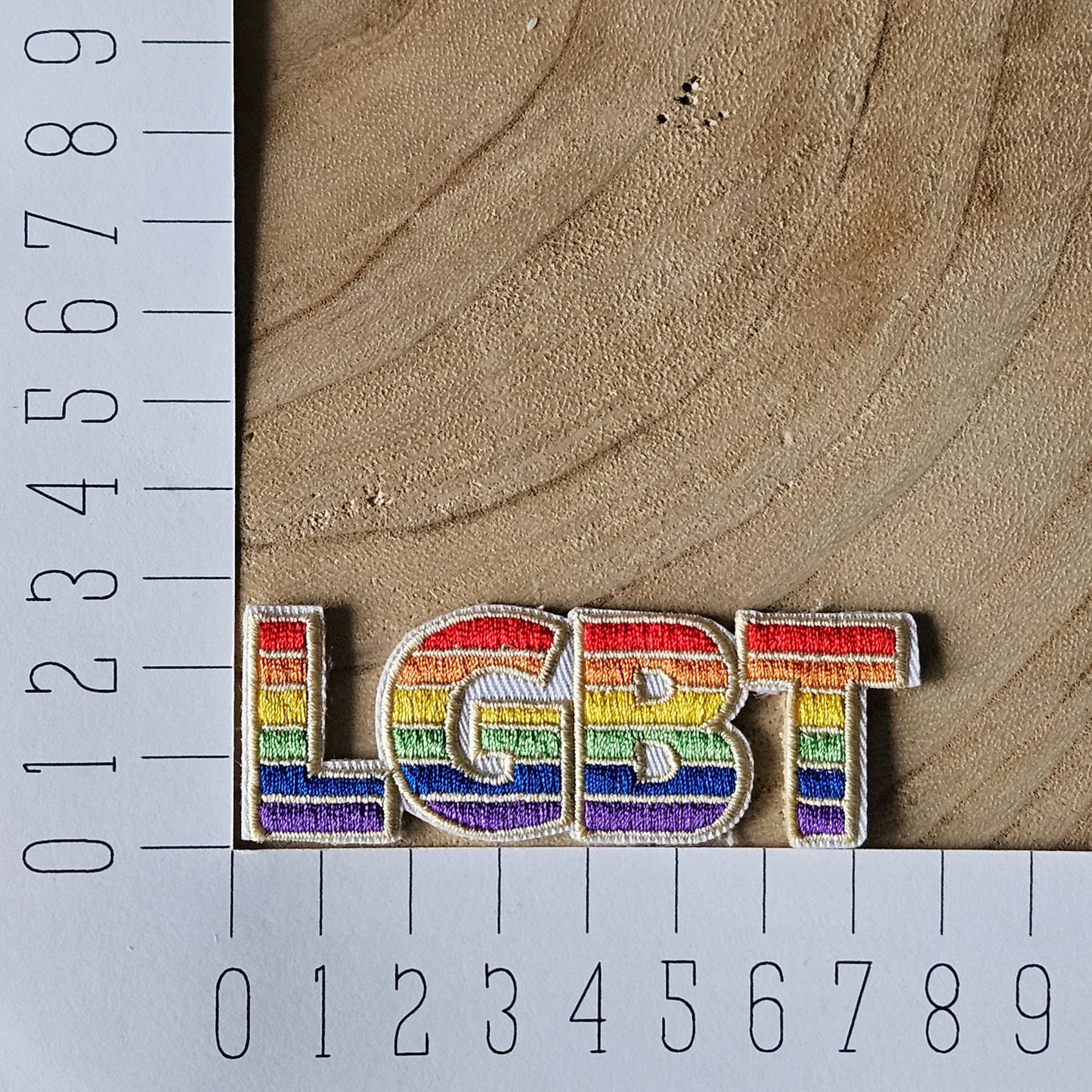 Strijk embleem - Iron on Patch - Regenboog LGBT