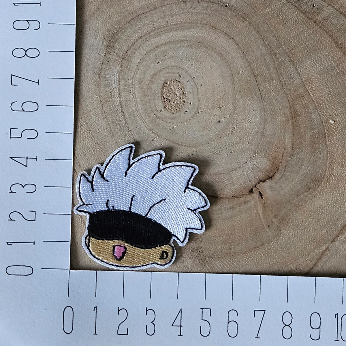 Strijk embleem - Iron on Patch - Jongen wit haar