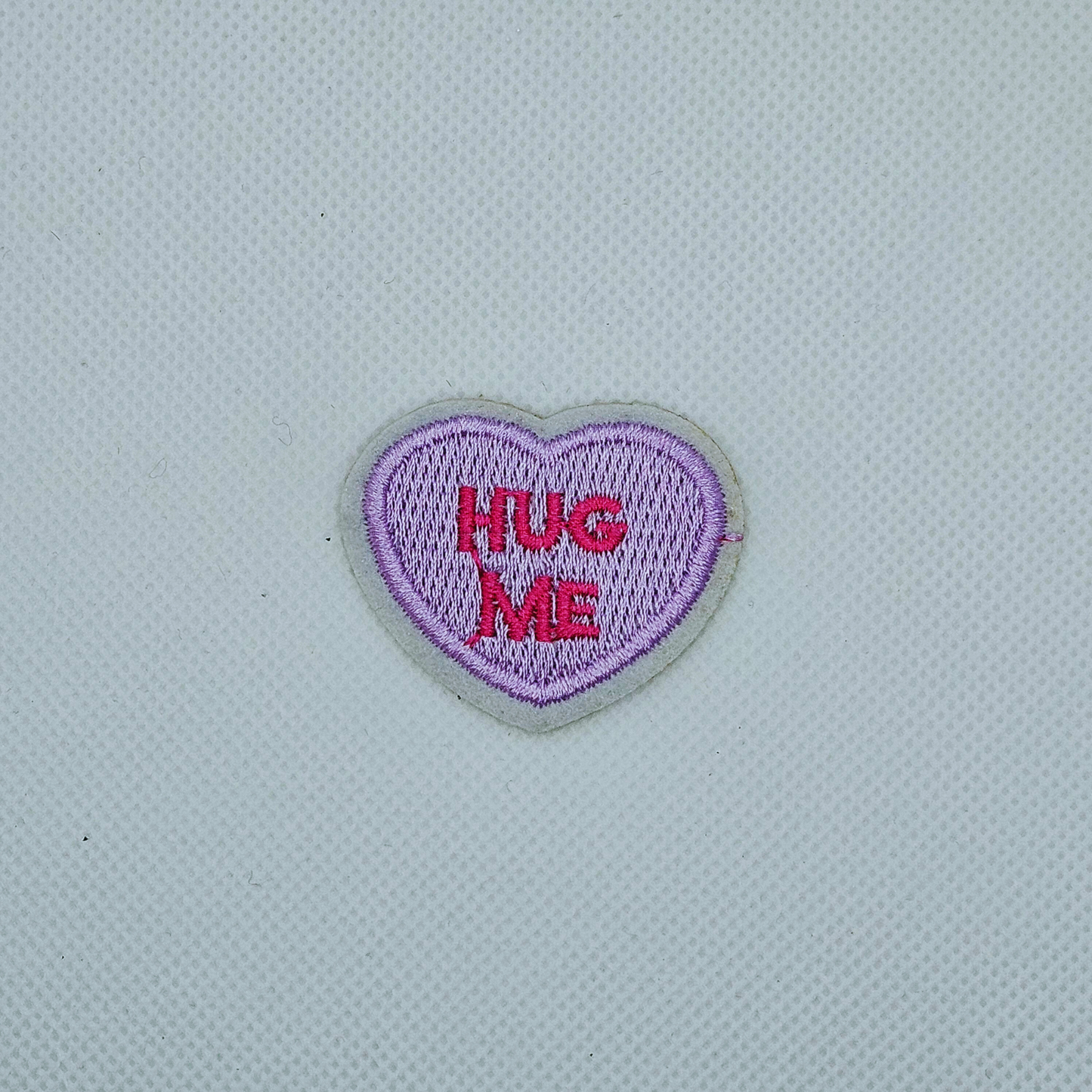 Strijk embleem - Iron on Patch - Hart - Hug me