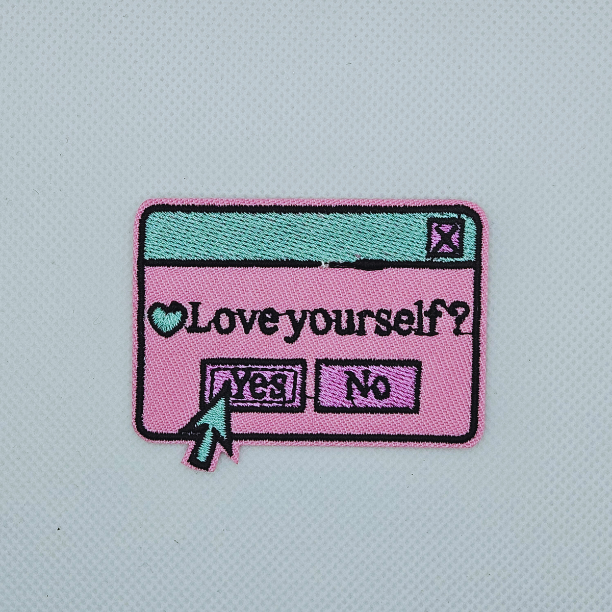 Strijk embleem - Iron on Patch - Love yourself
