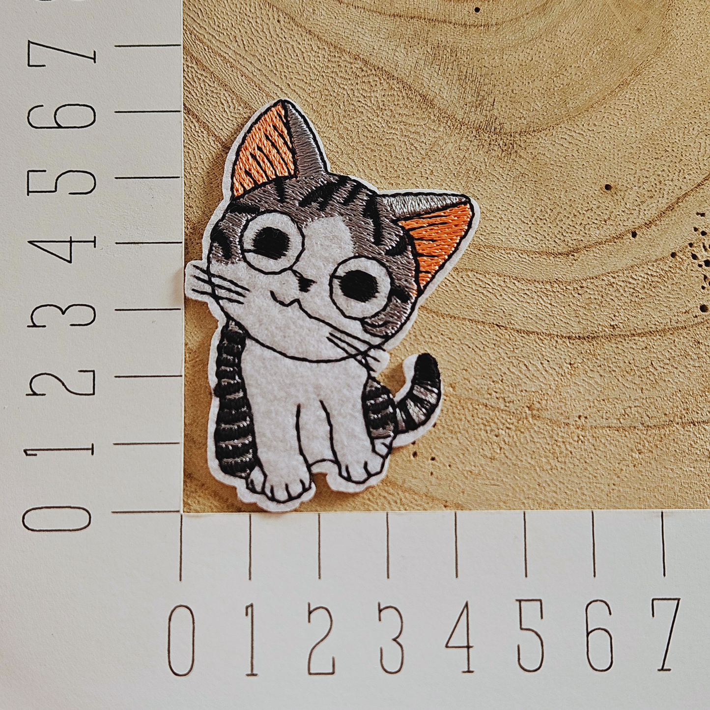 Strijk embleem - Iron on Patch - Kat