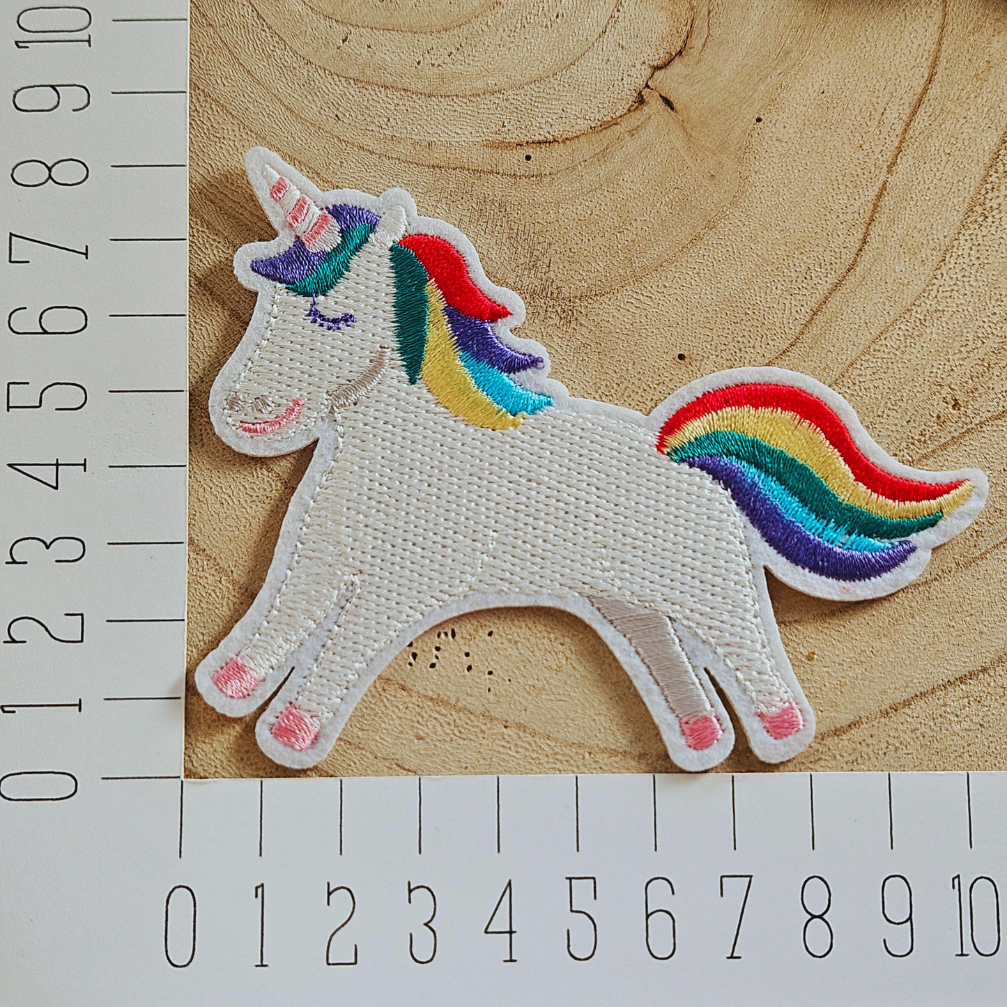 Strijk embleem - Iron on Patch - Eenhoorn