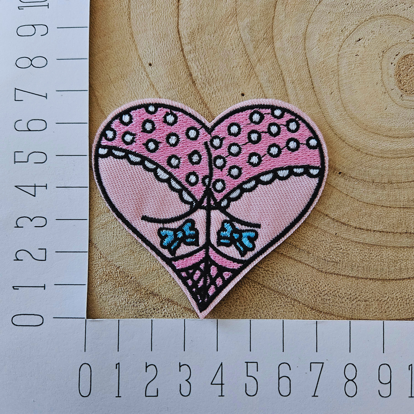 Strijk embleem - Iron on Patch - Hart