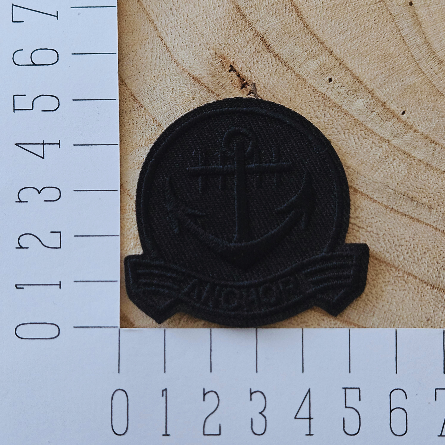 Strijk embleem - Iron on Patch - Anker