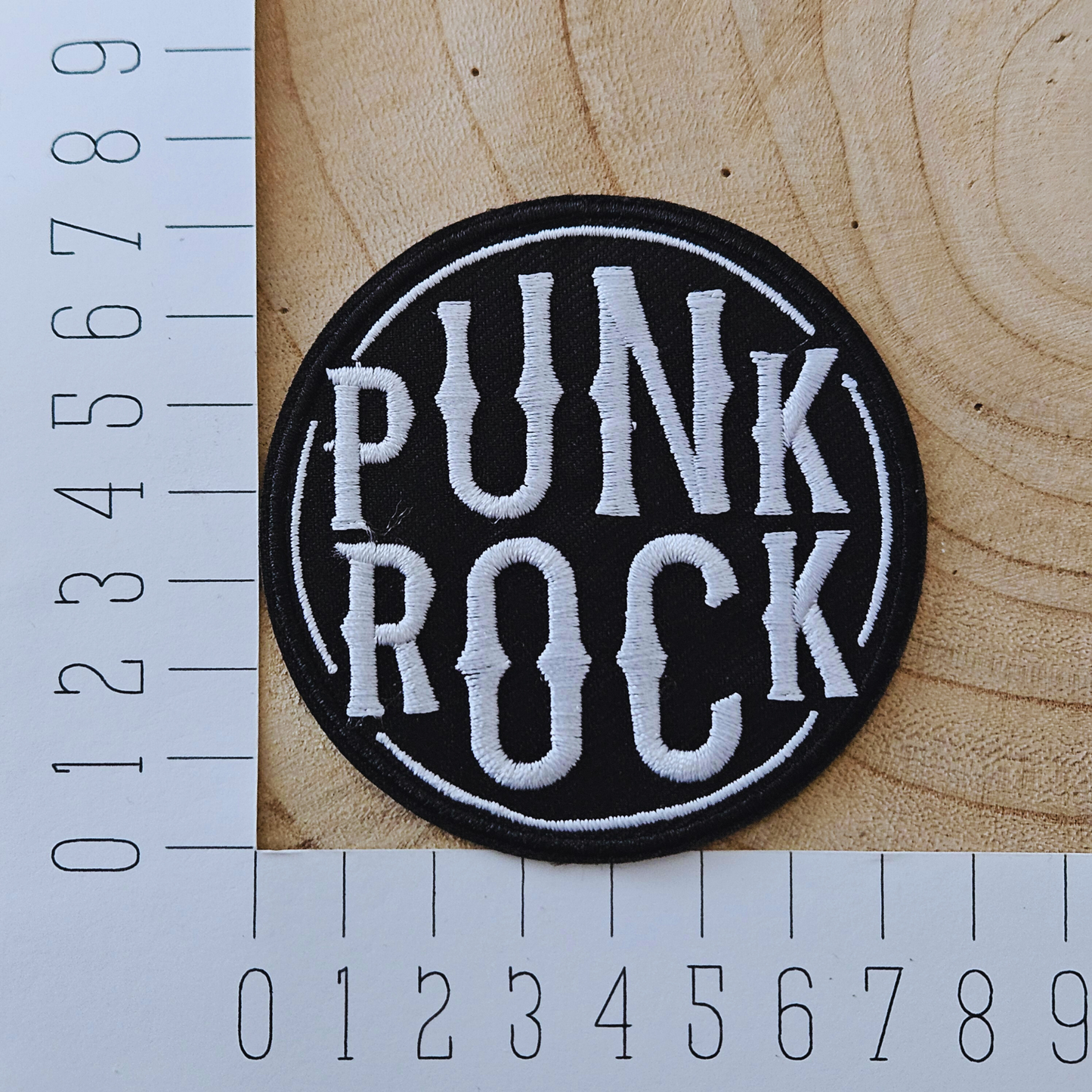 Strijk embleem - Iron on Patch - Punk rock