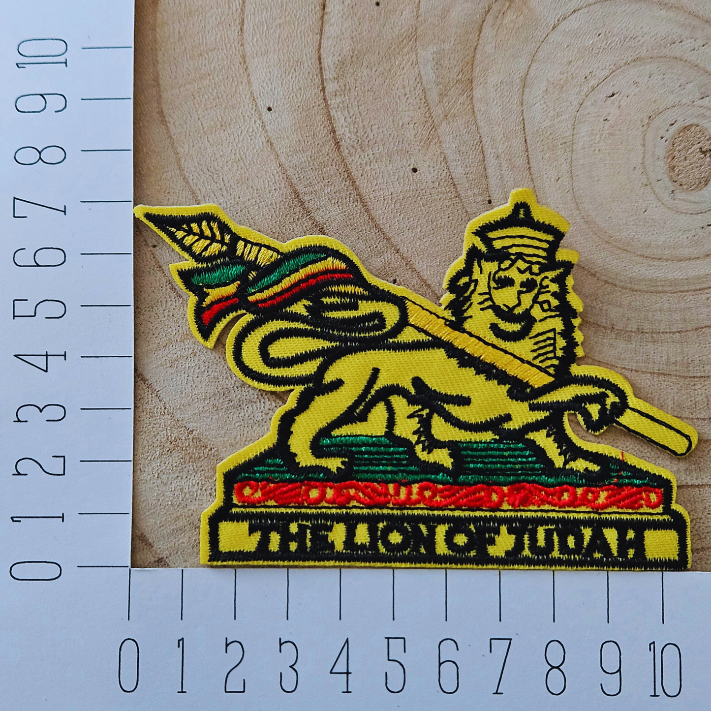 Strijk embleem - Iron on Patch - The Lion of Judah