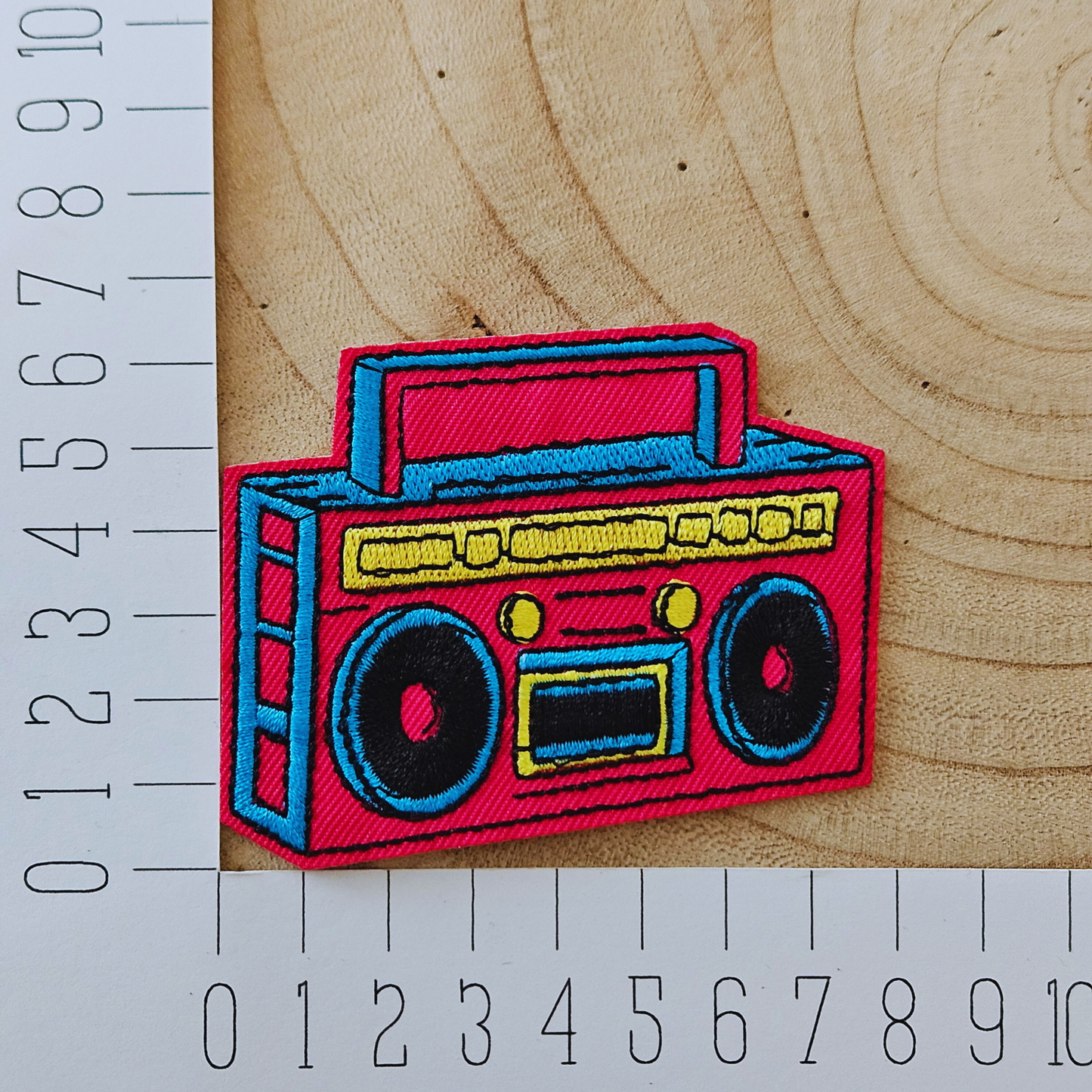 Strijk embleem - Iron on Patch - Radio