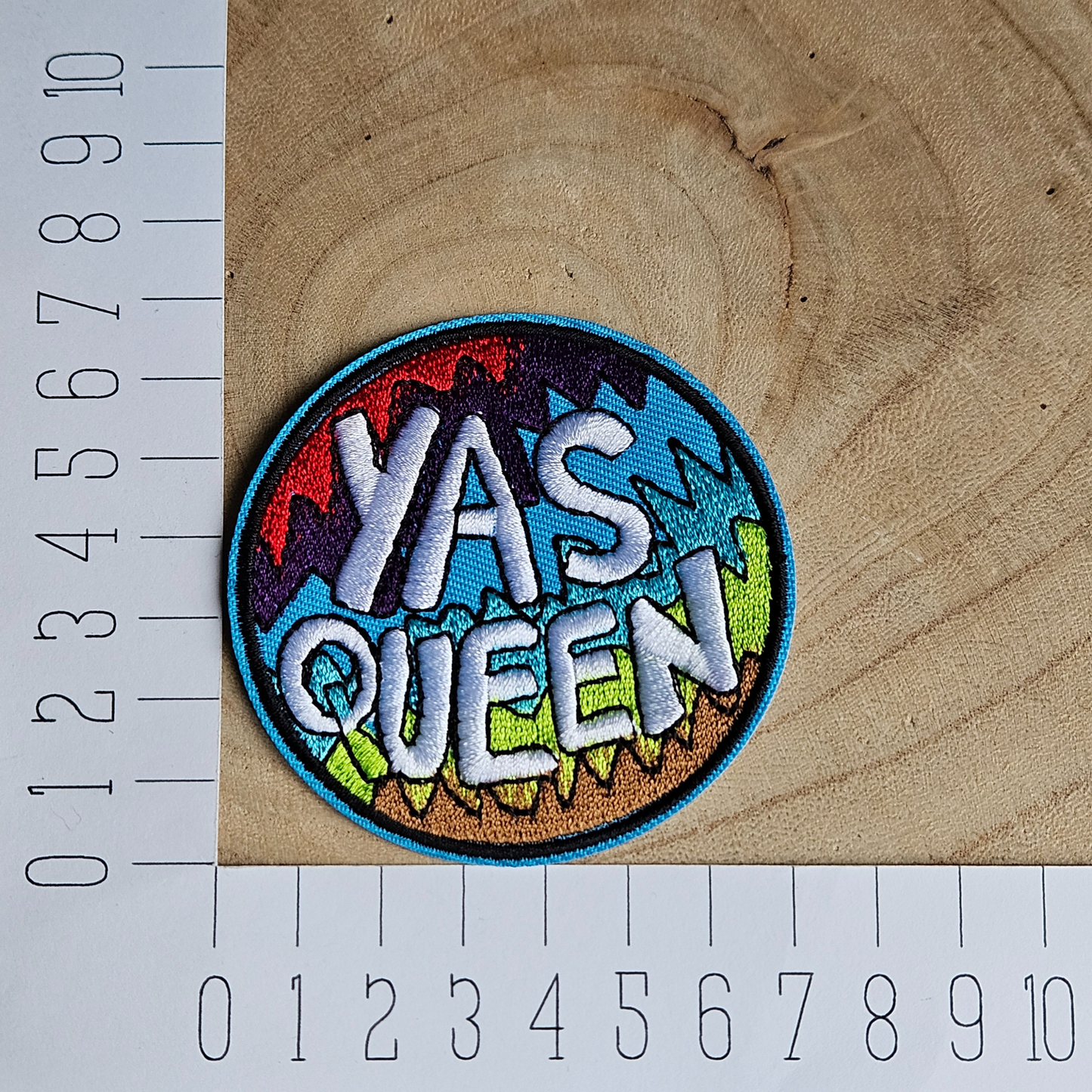 Strijk embleem - Iron on Patch - Yas queen