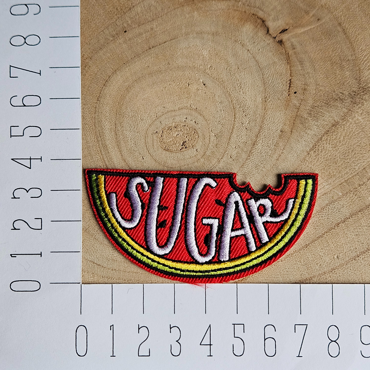 Strijk embleem - Iron on Patch - Watermeloen - Sugar