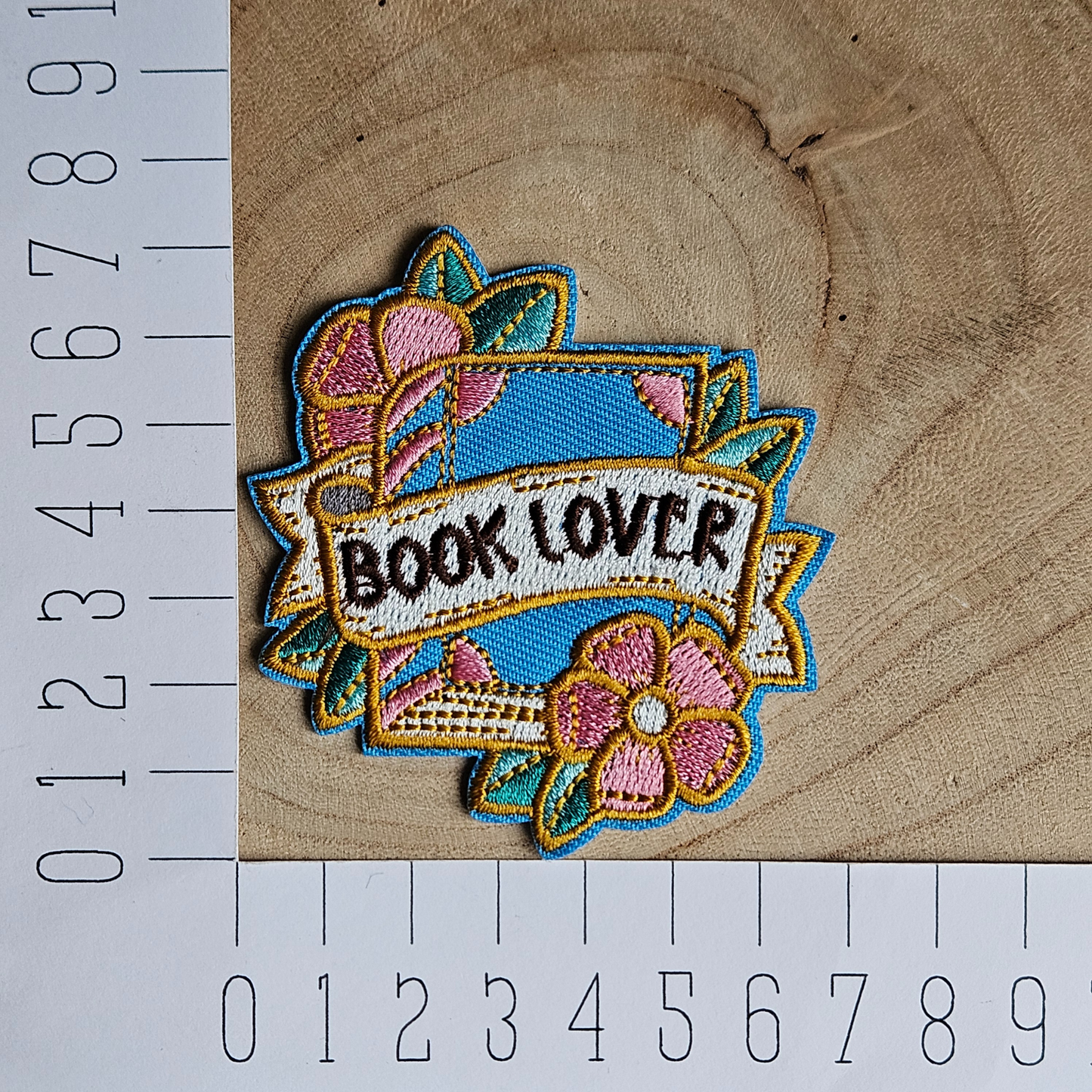 Strijk embleem - Iron on Patch - Book lover