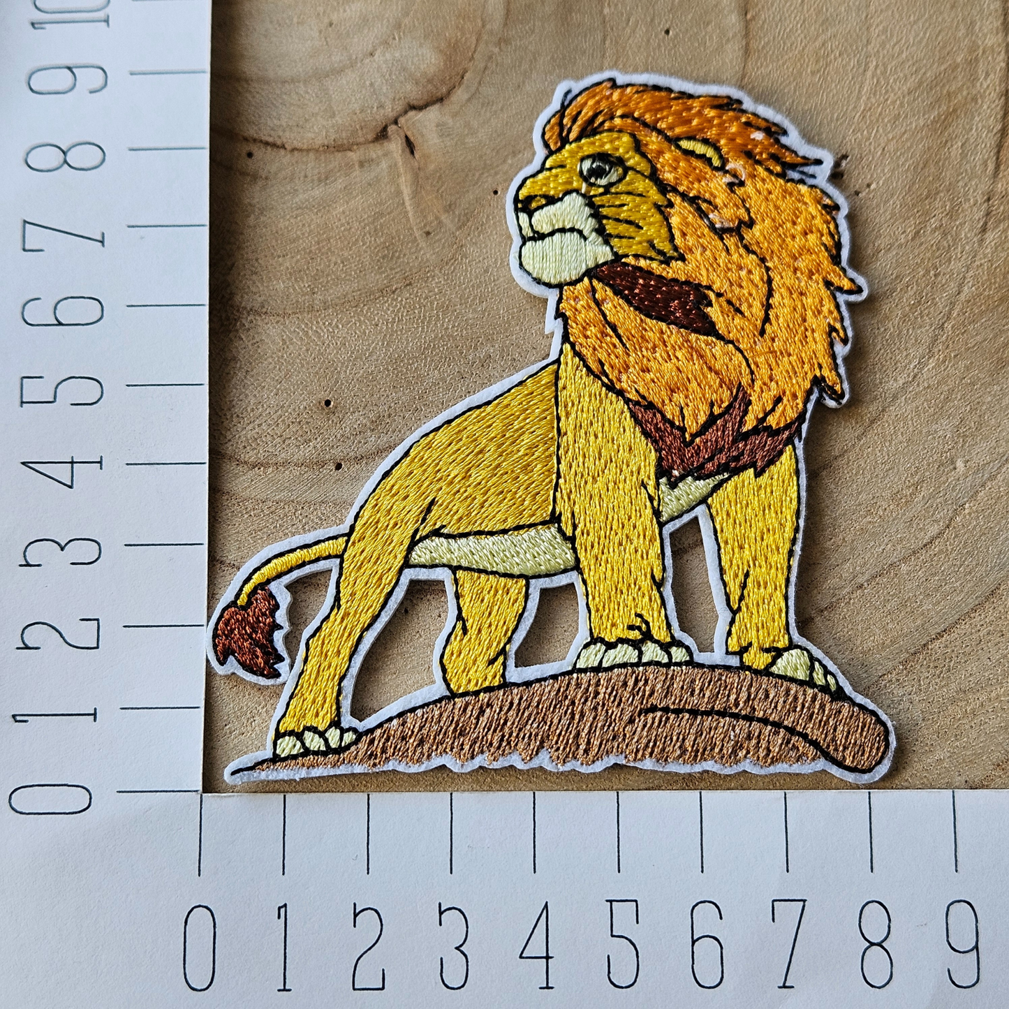 Strijk embleem - Iron on Patch - Leeuw