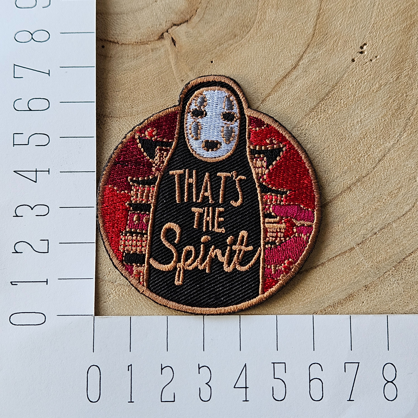 Strijk embleem - Iron on Patch - That's the spirit