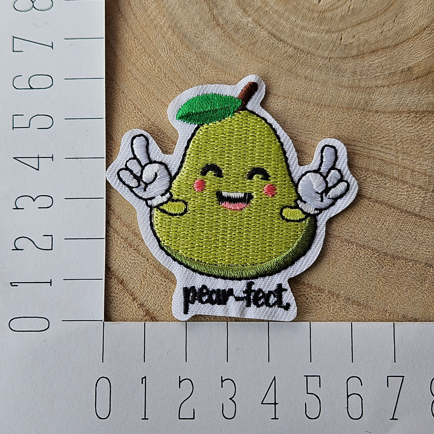 Strijk embleem - Iron on Patch - Peer - Pearfect