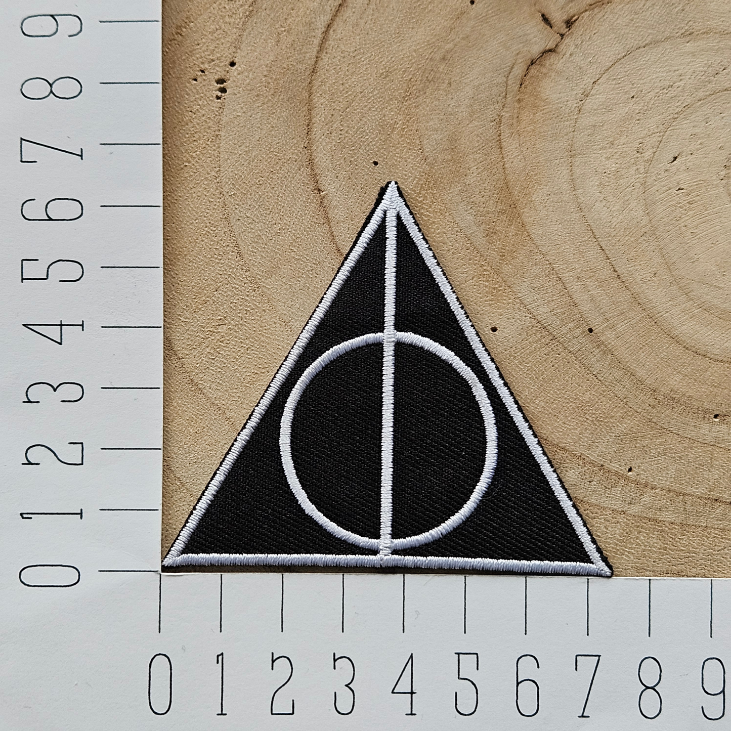 Strijk embleem - Iron on Patch - relikwie van de dood