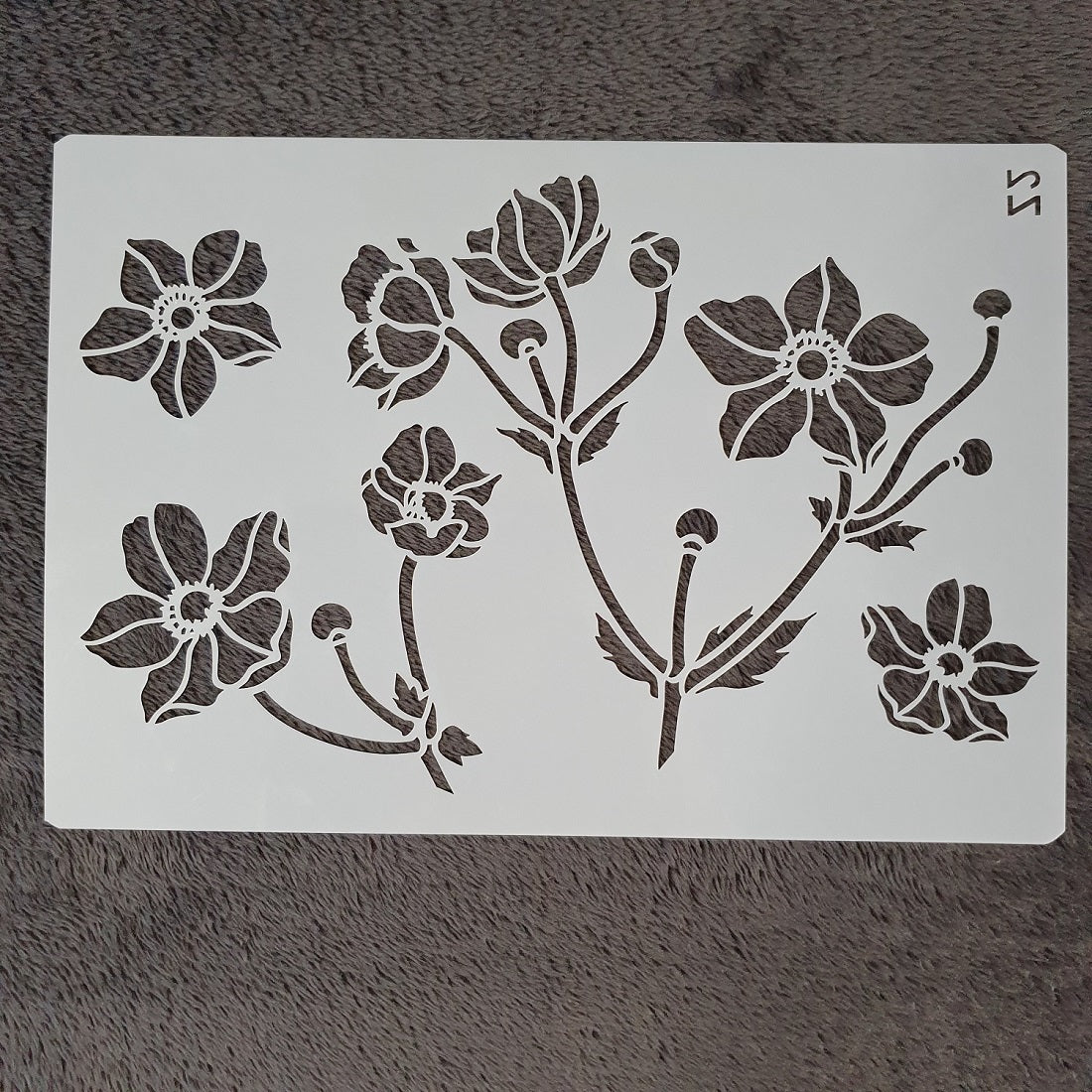 Hobby stencil - Bloemen - A5+