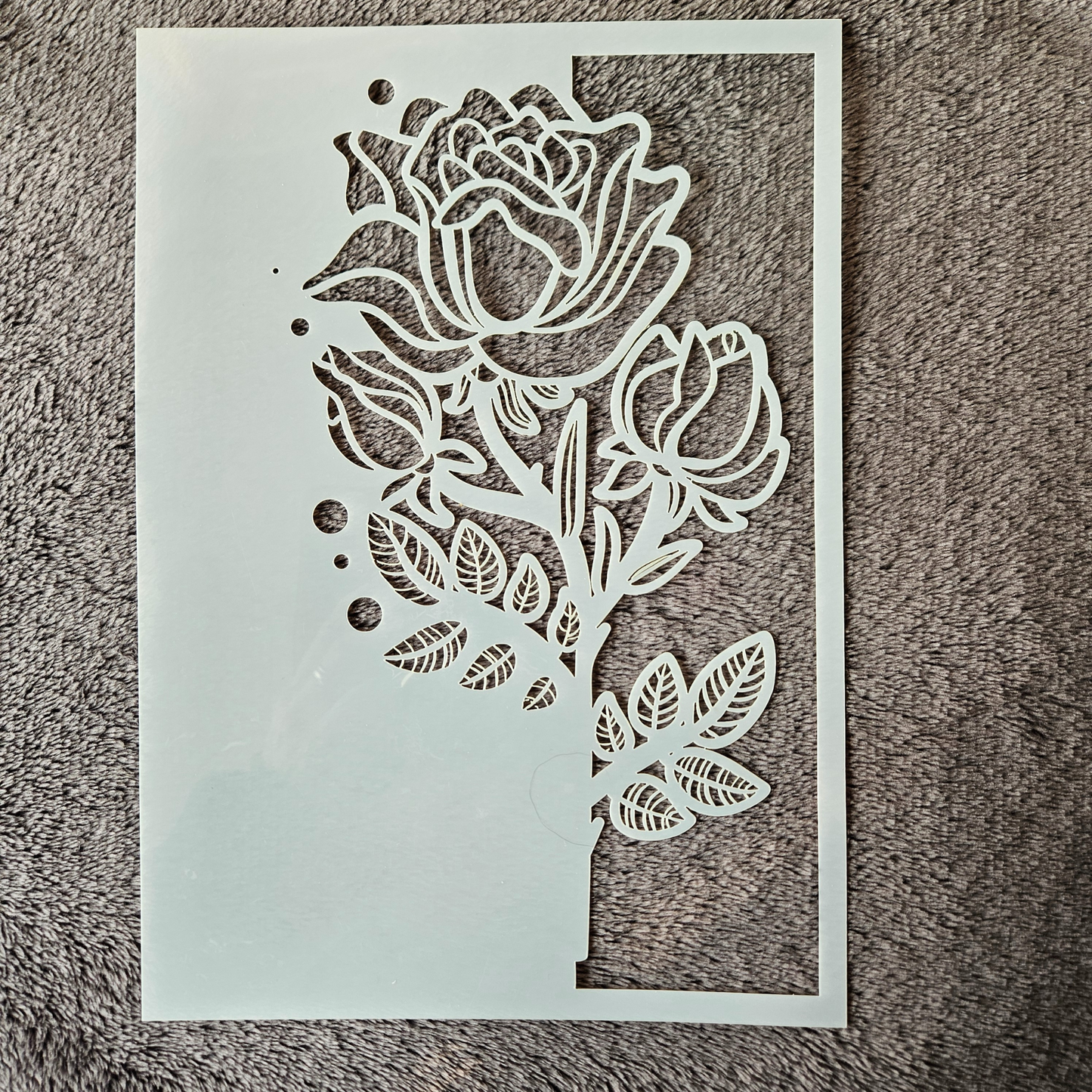 Hobby stencil - Rozen - A4