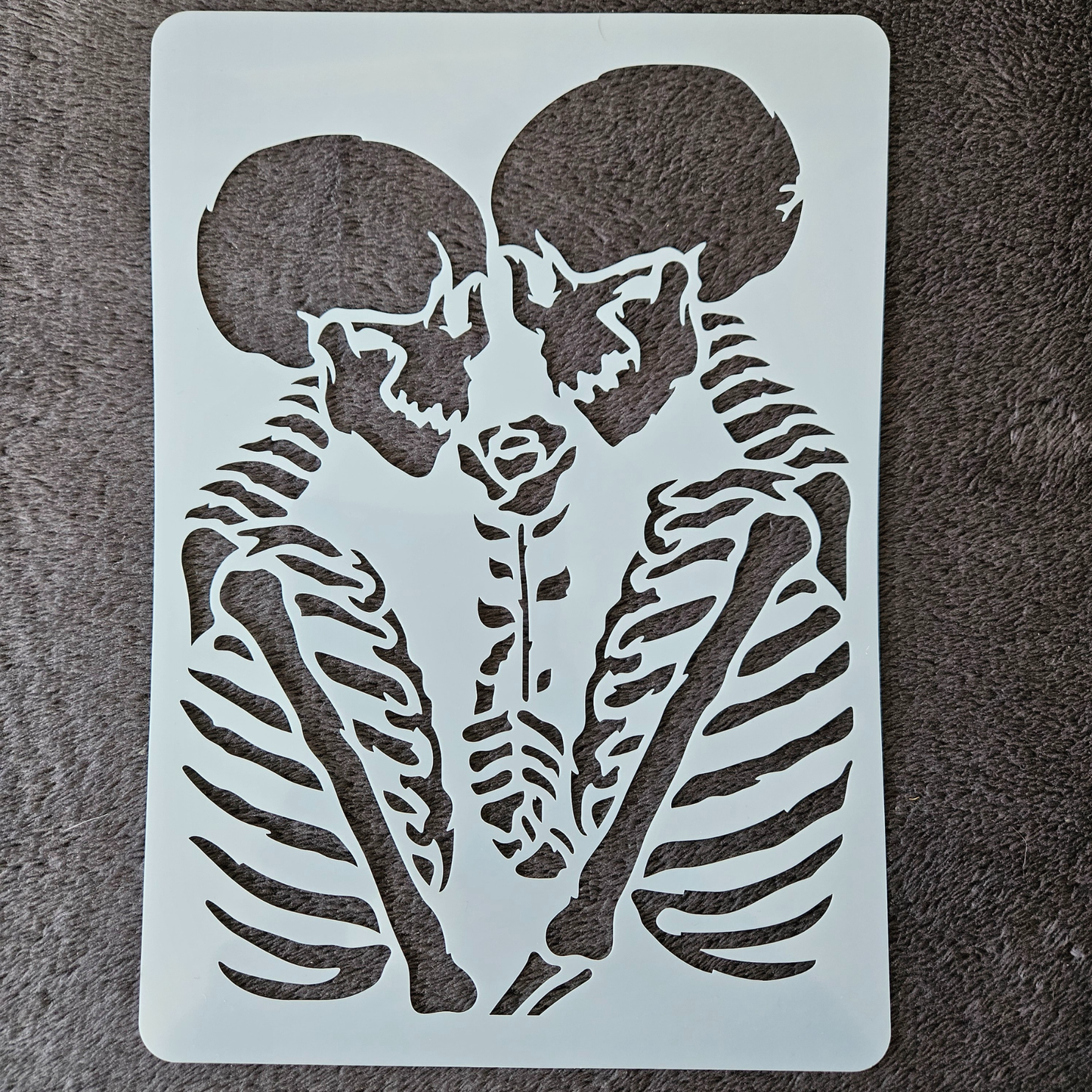 Hobby stencil - Skelet koppel - A4