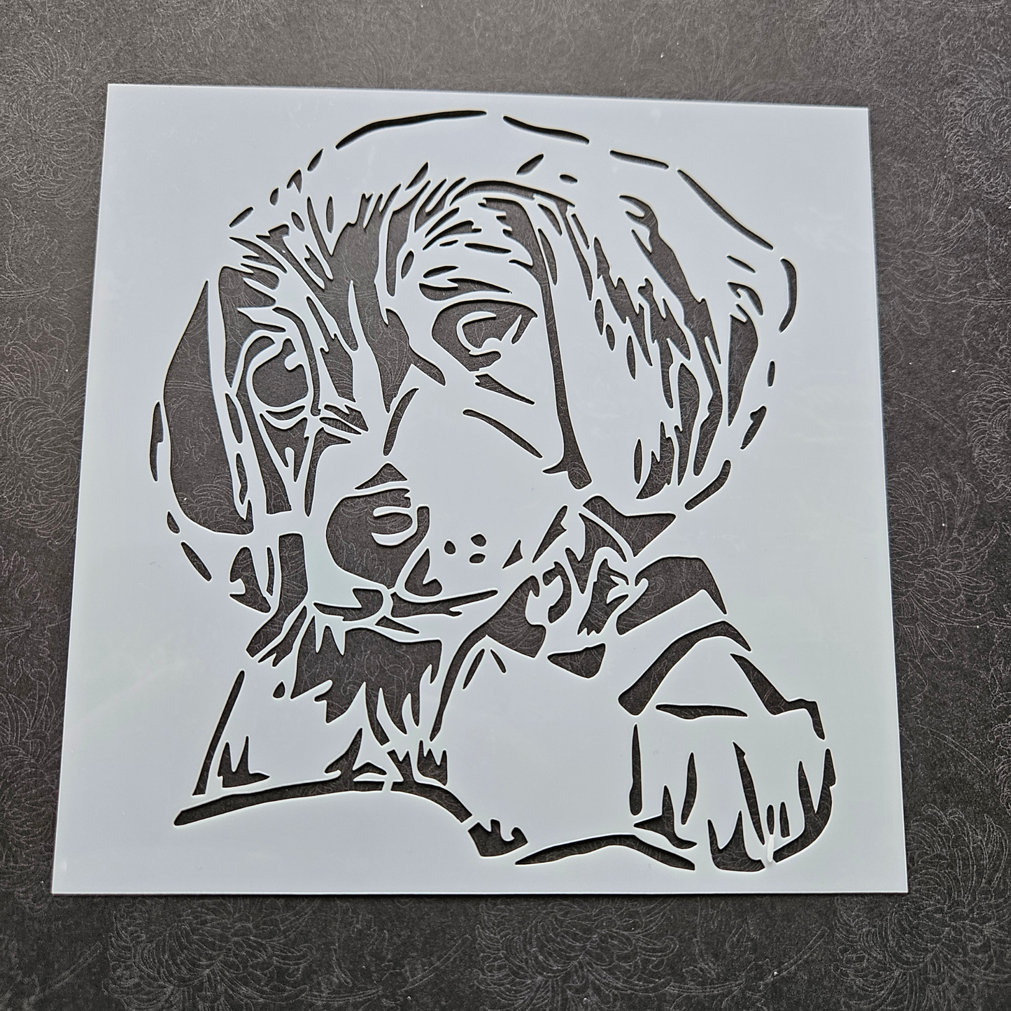 Hobby stencil - Puppy - 15x15 cm