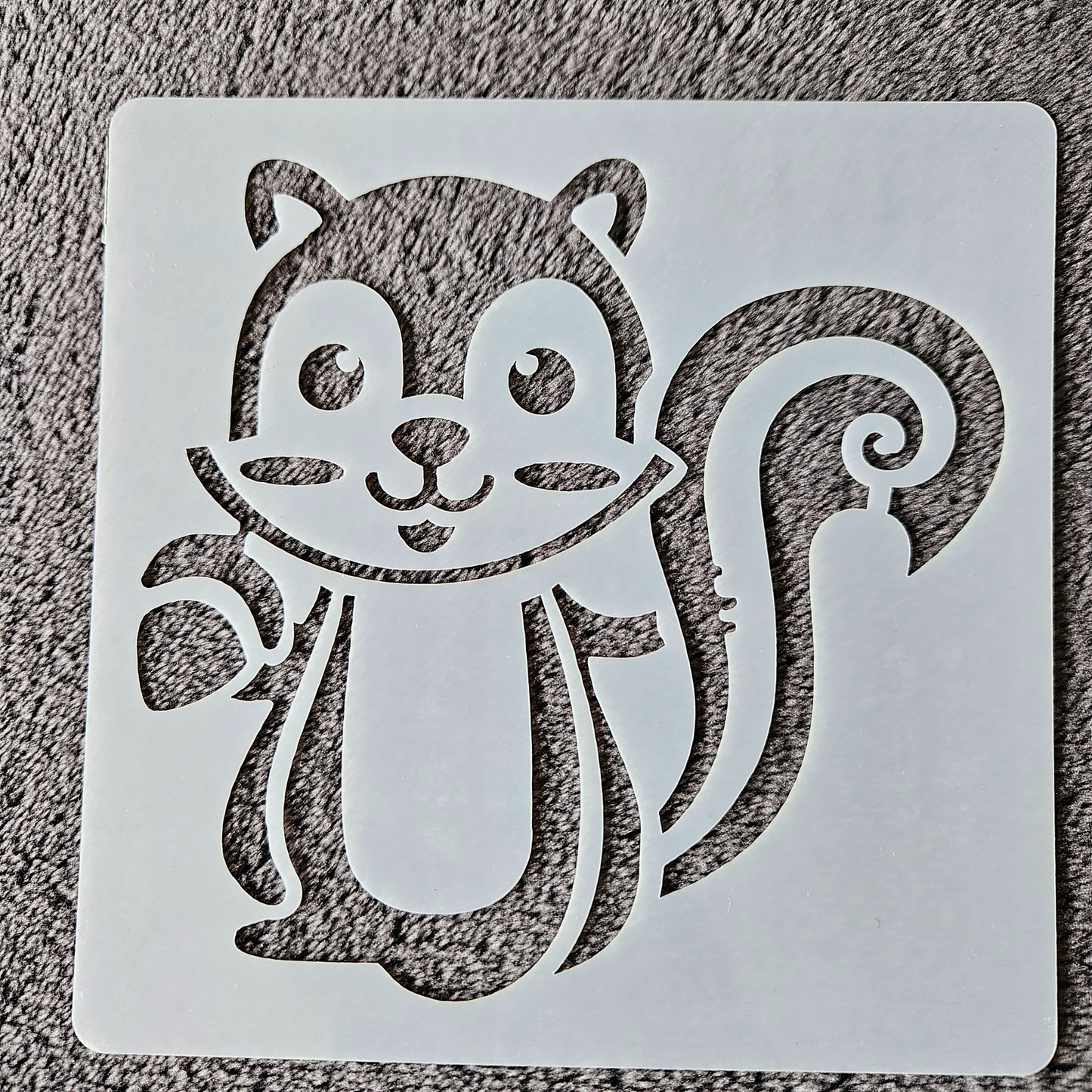 Hobby stencil - Eekhoorn - 13 x 13