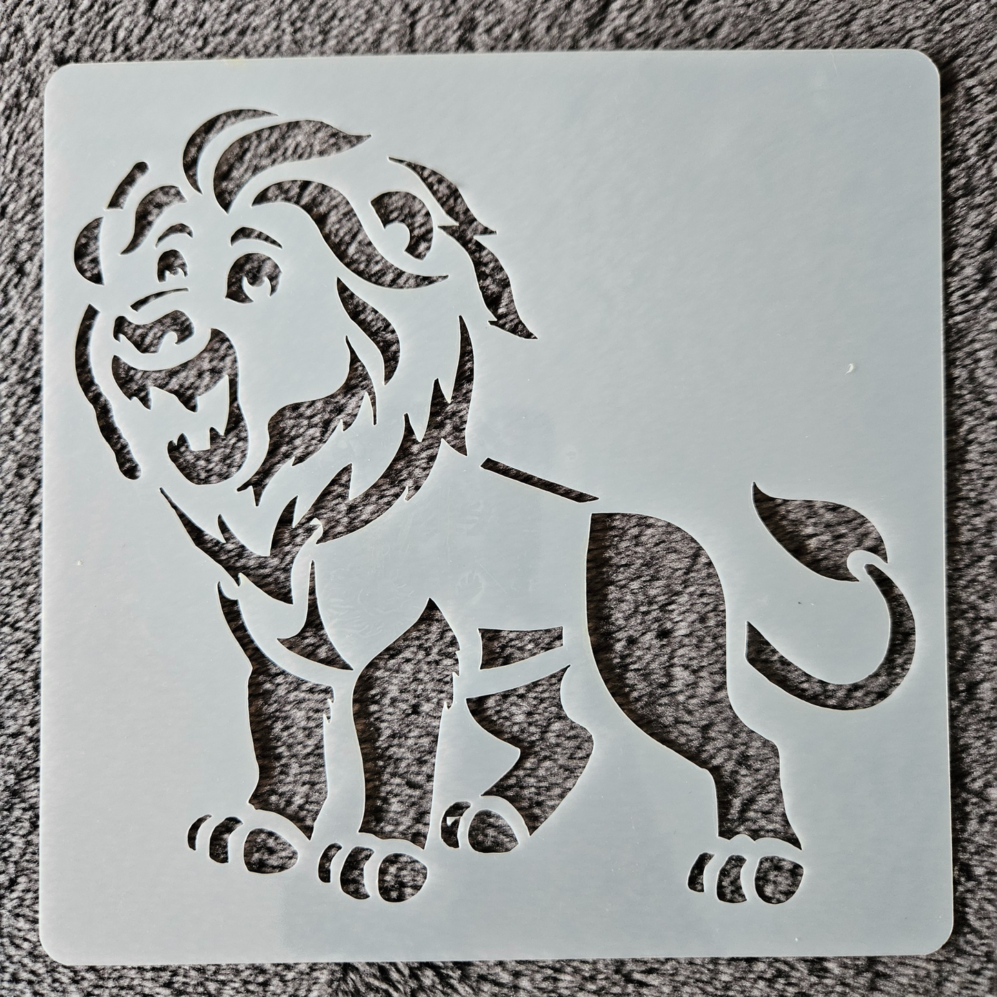 Hobby stencil - Leeuw - 13 x 13