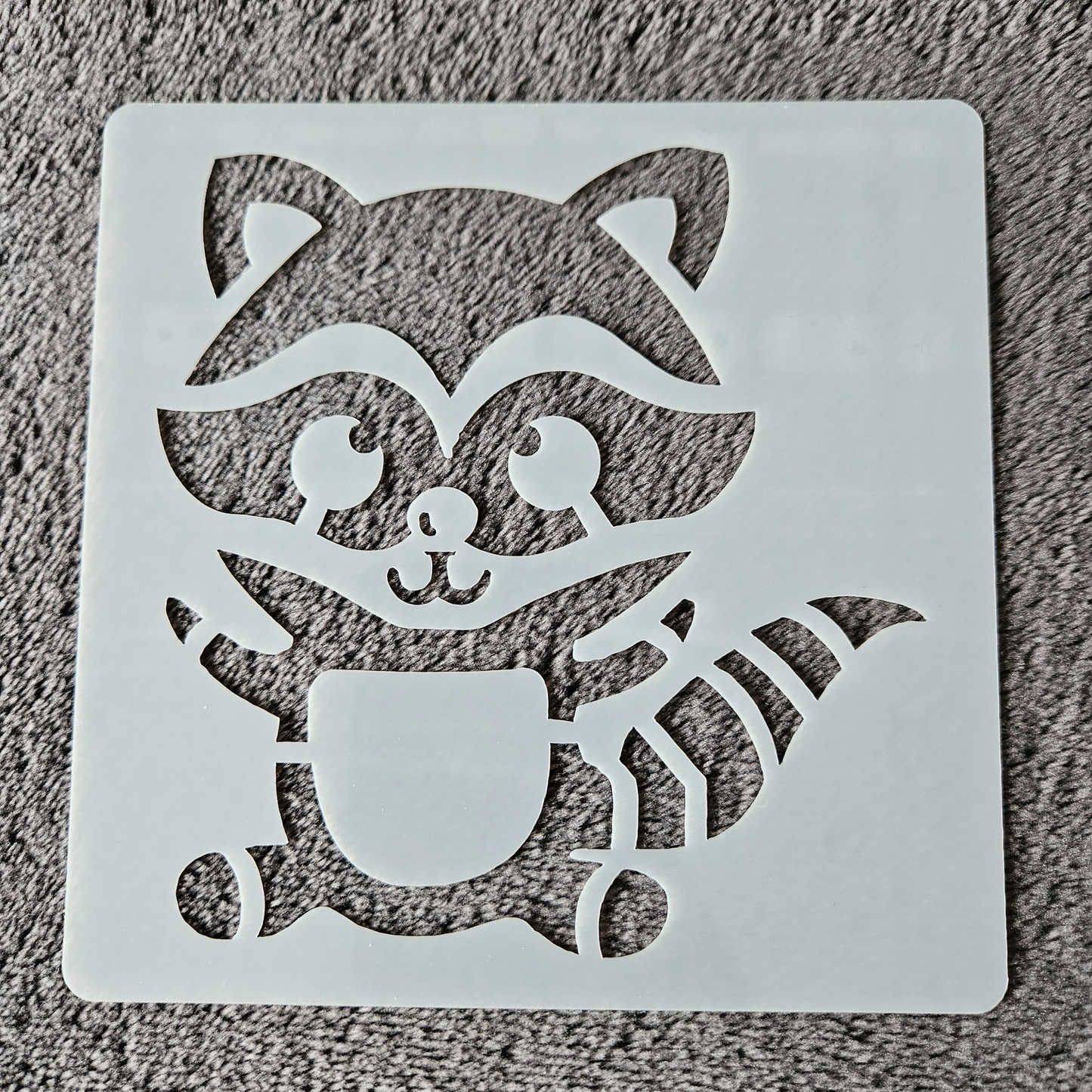 Hobby stencil - Wasbeer - 13 x 13