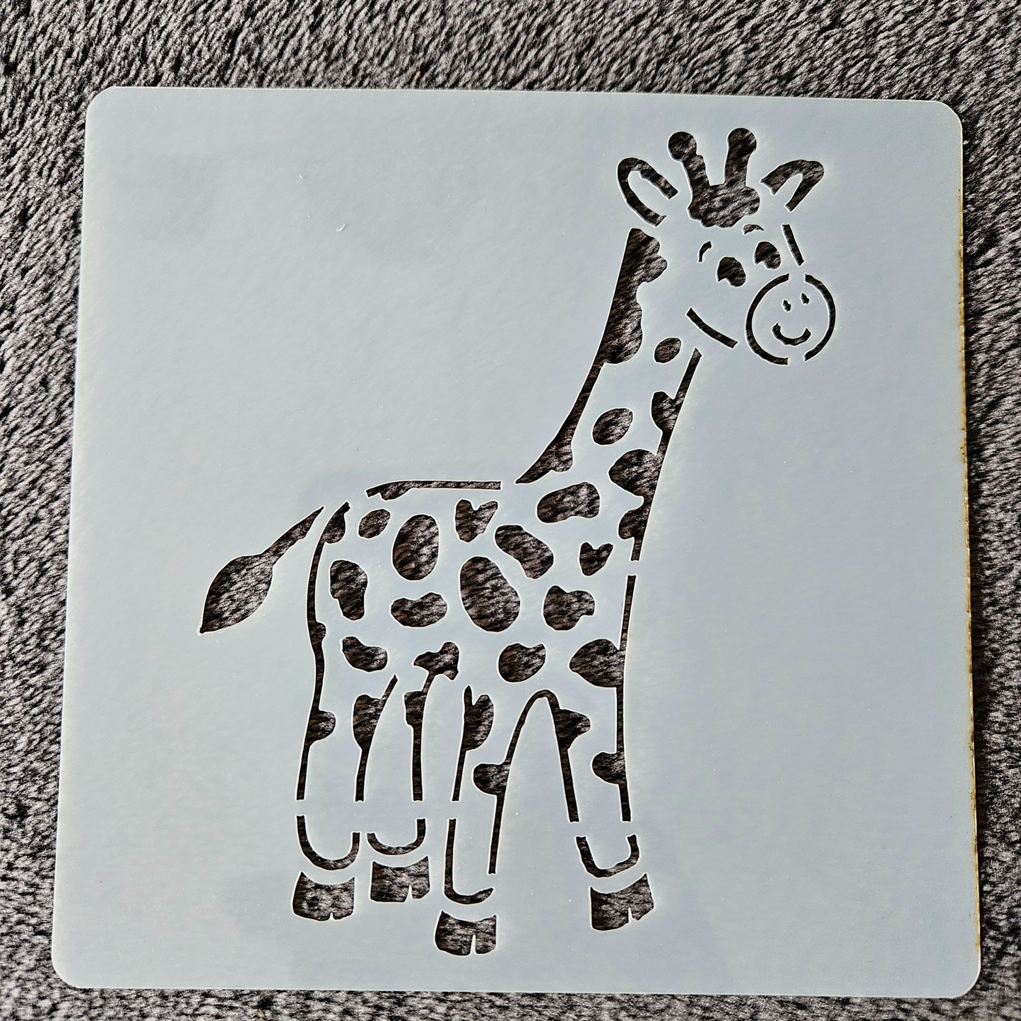 Hobby stencil - Giraffe - 13 x 13