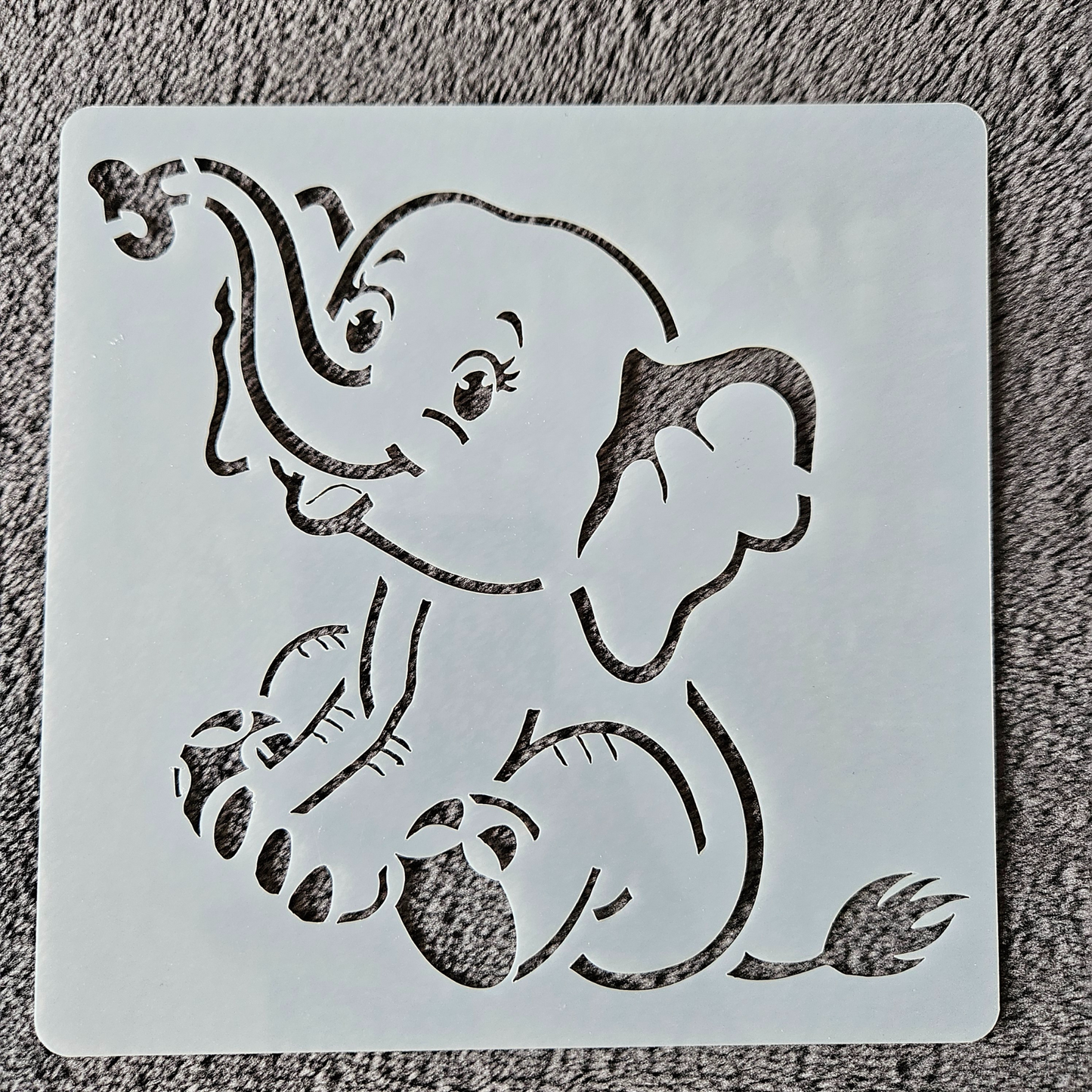 Hobby stencil - Olifant - 13 x 13