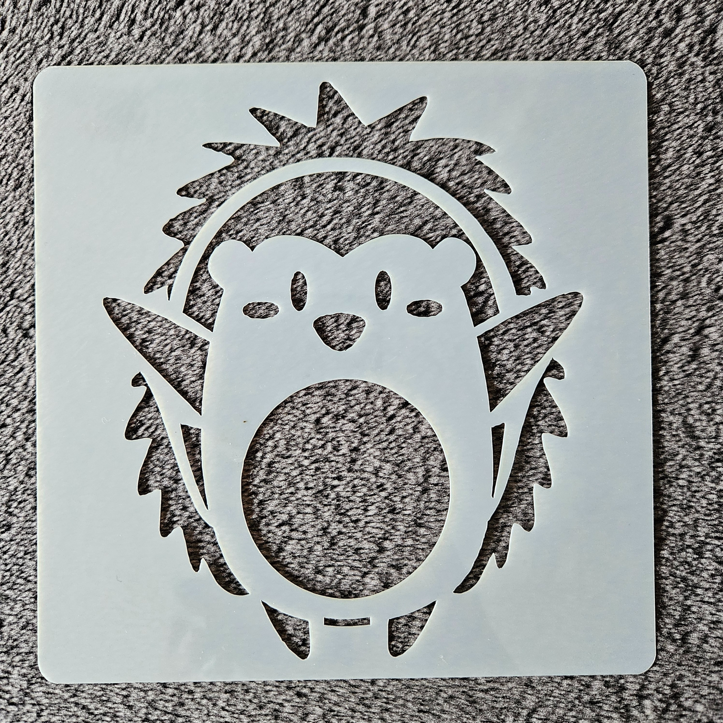 Hobby stencil - Egel - 13 x 13