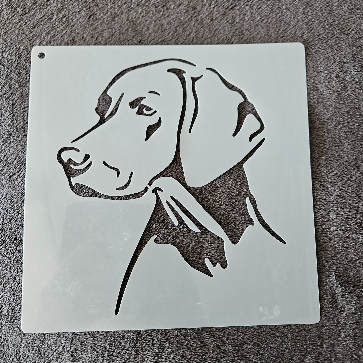 Hobby stencil - Hond - Visla - 20 x 20 cm