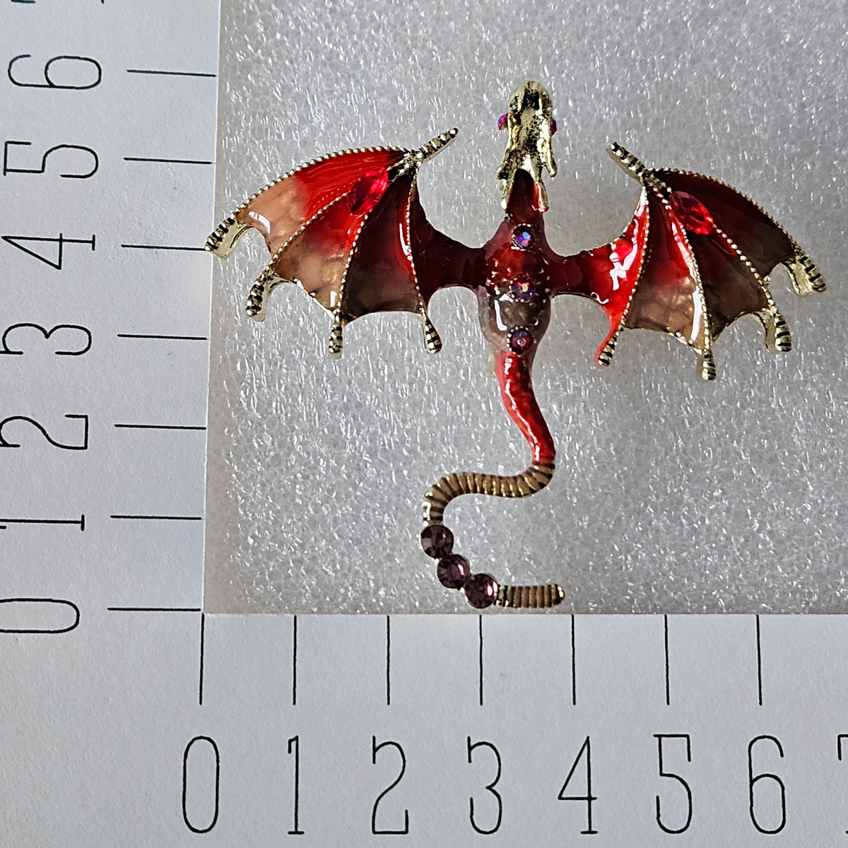 Broche - Rode draak - Boeklovers