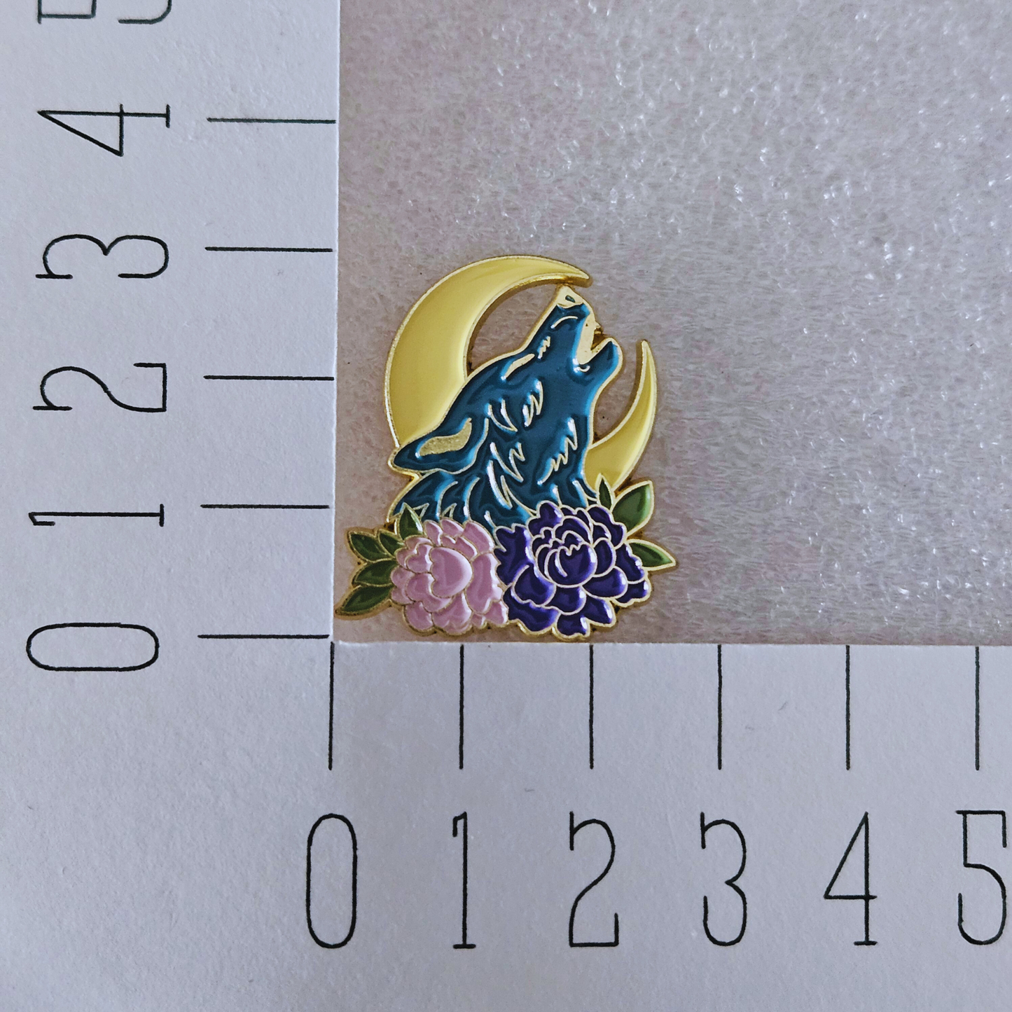 Enamel pin - Wolf en maan