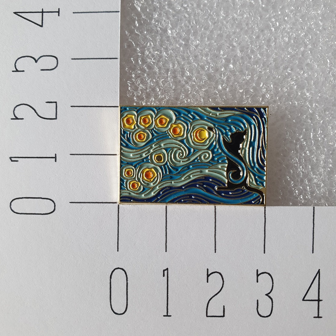 Enamel pin - Schilderij - Sterrennacht