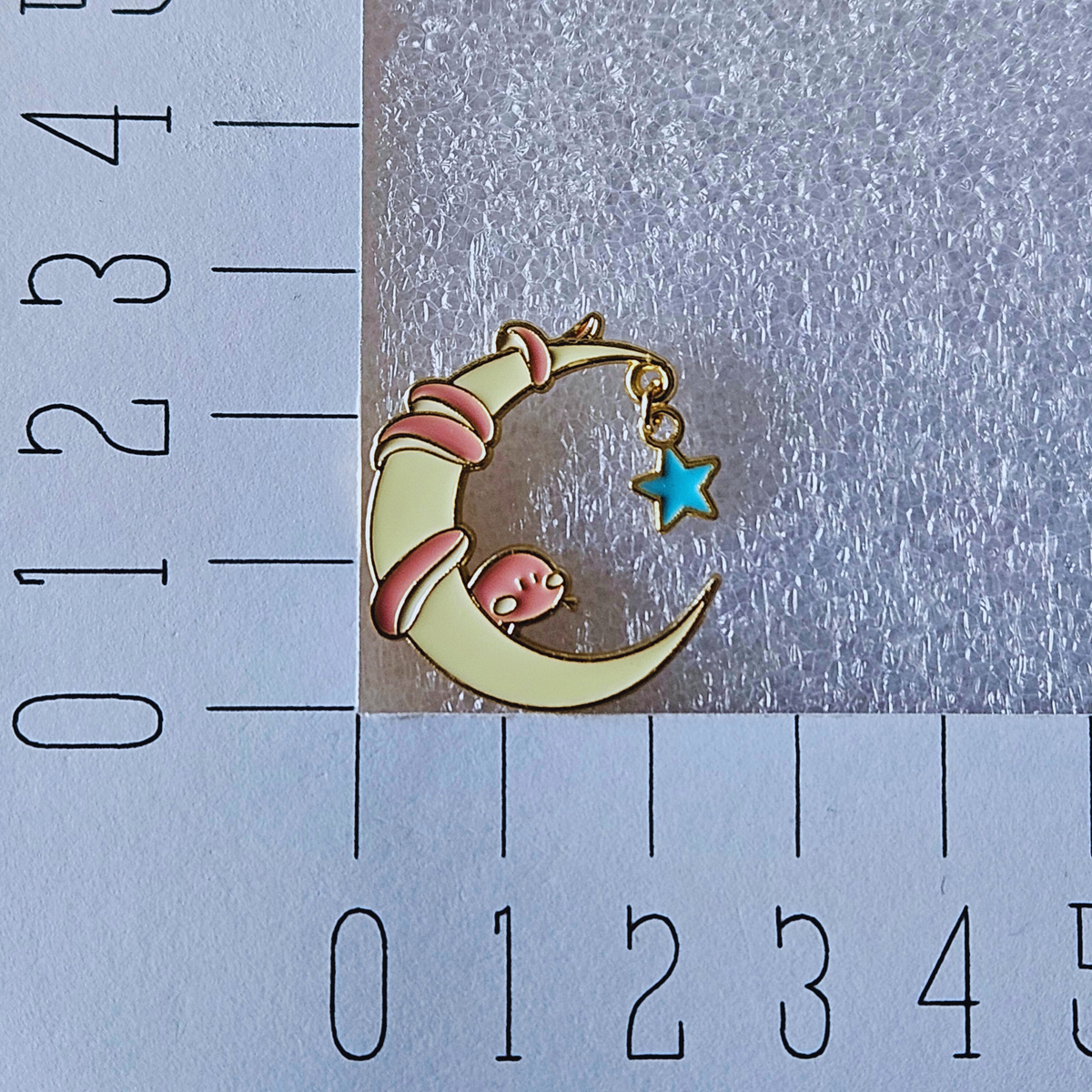 Enamel pin - Worm met maan