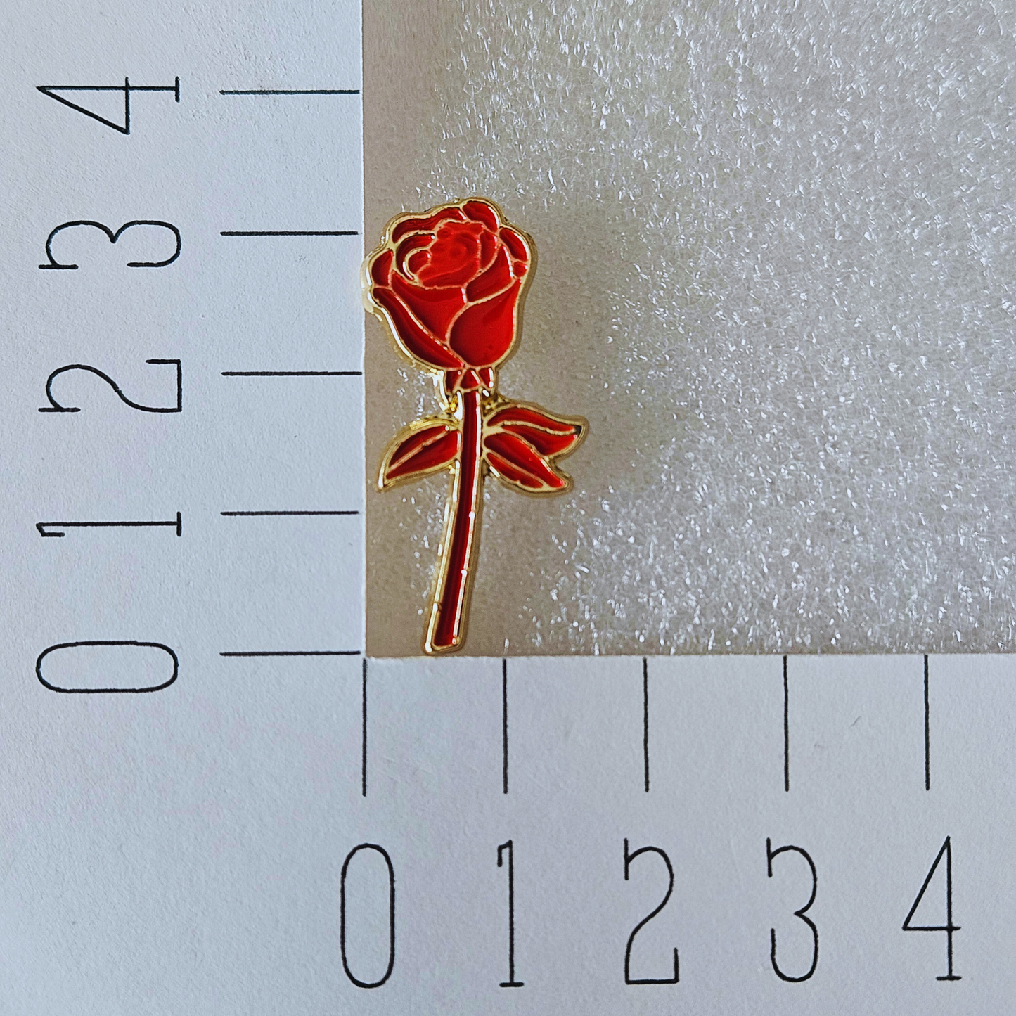 Enamel pin - Rode roos