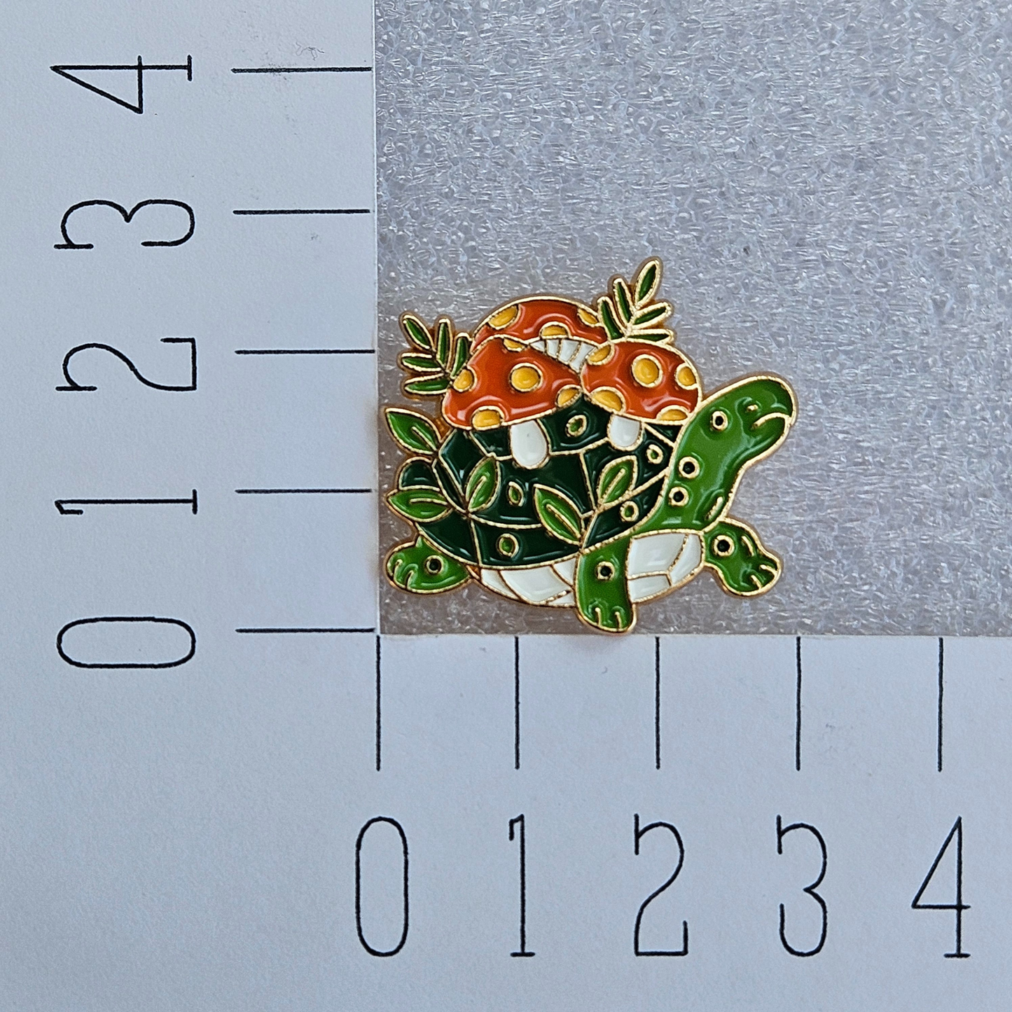 Enamel pin - Schildpad met planten