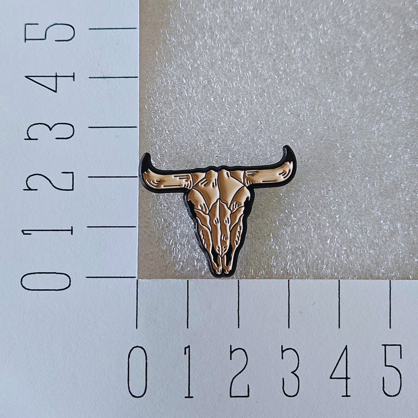Enamel pin - Runder schedel