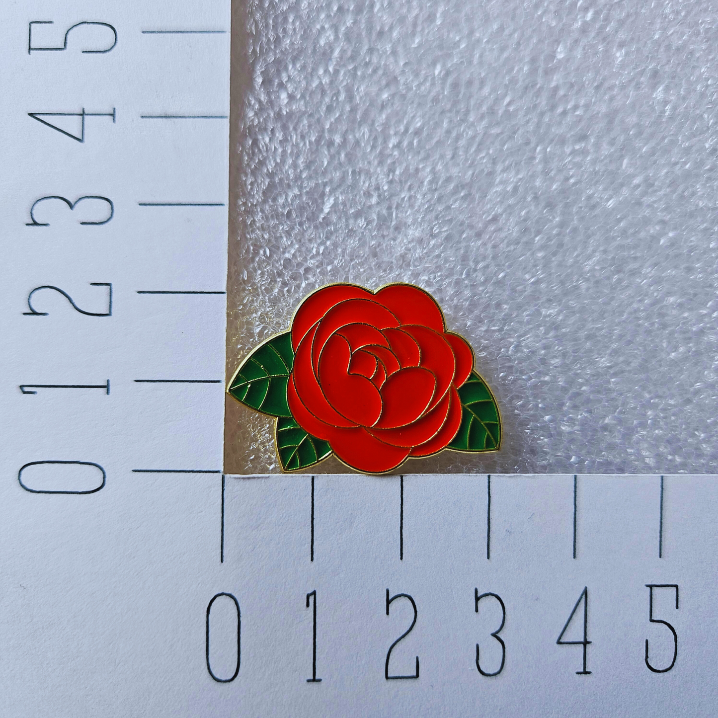 Enamel pin - Rode roos