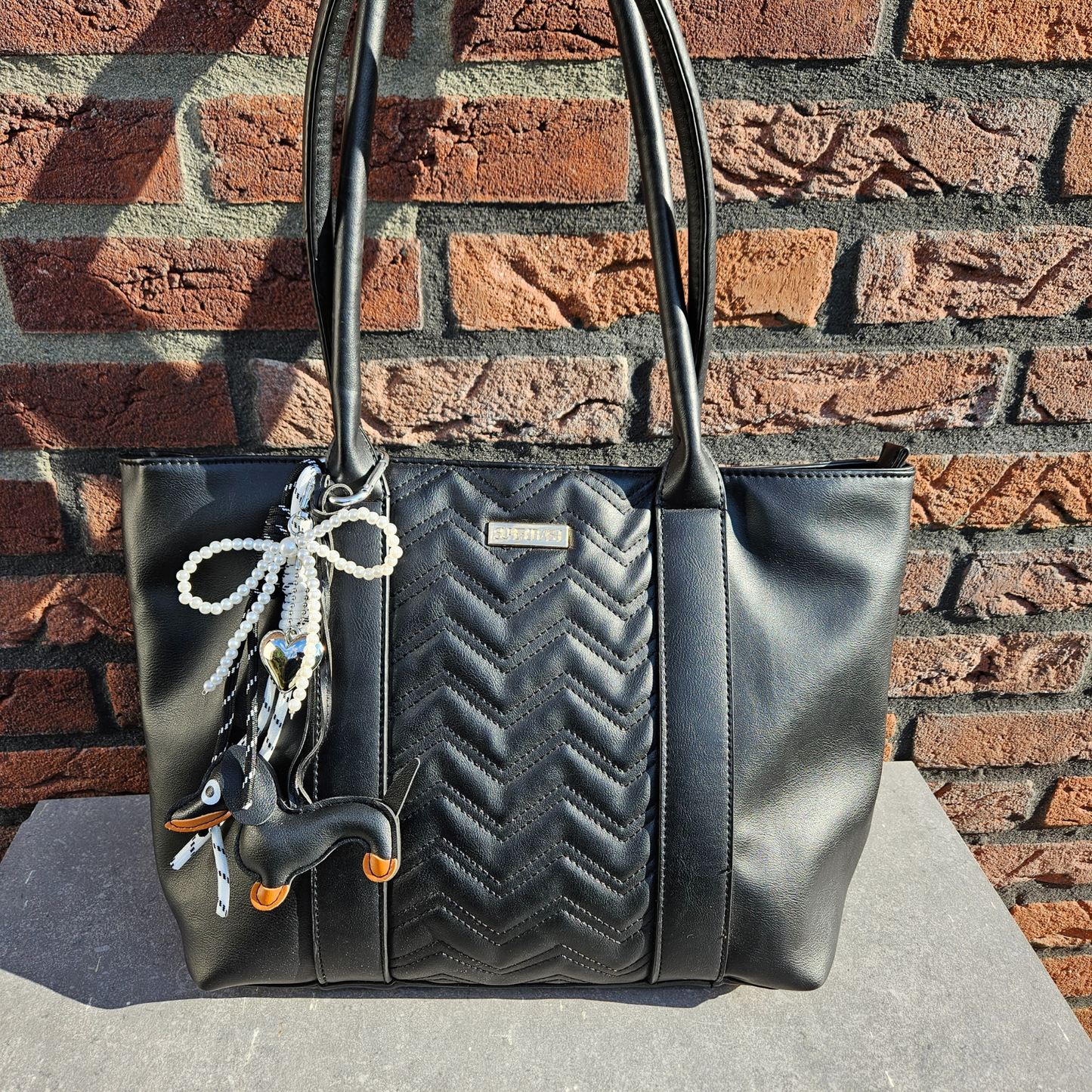 Tassen hanger - Teckel - Zwart