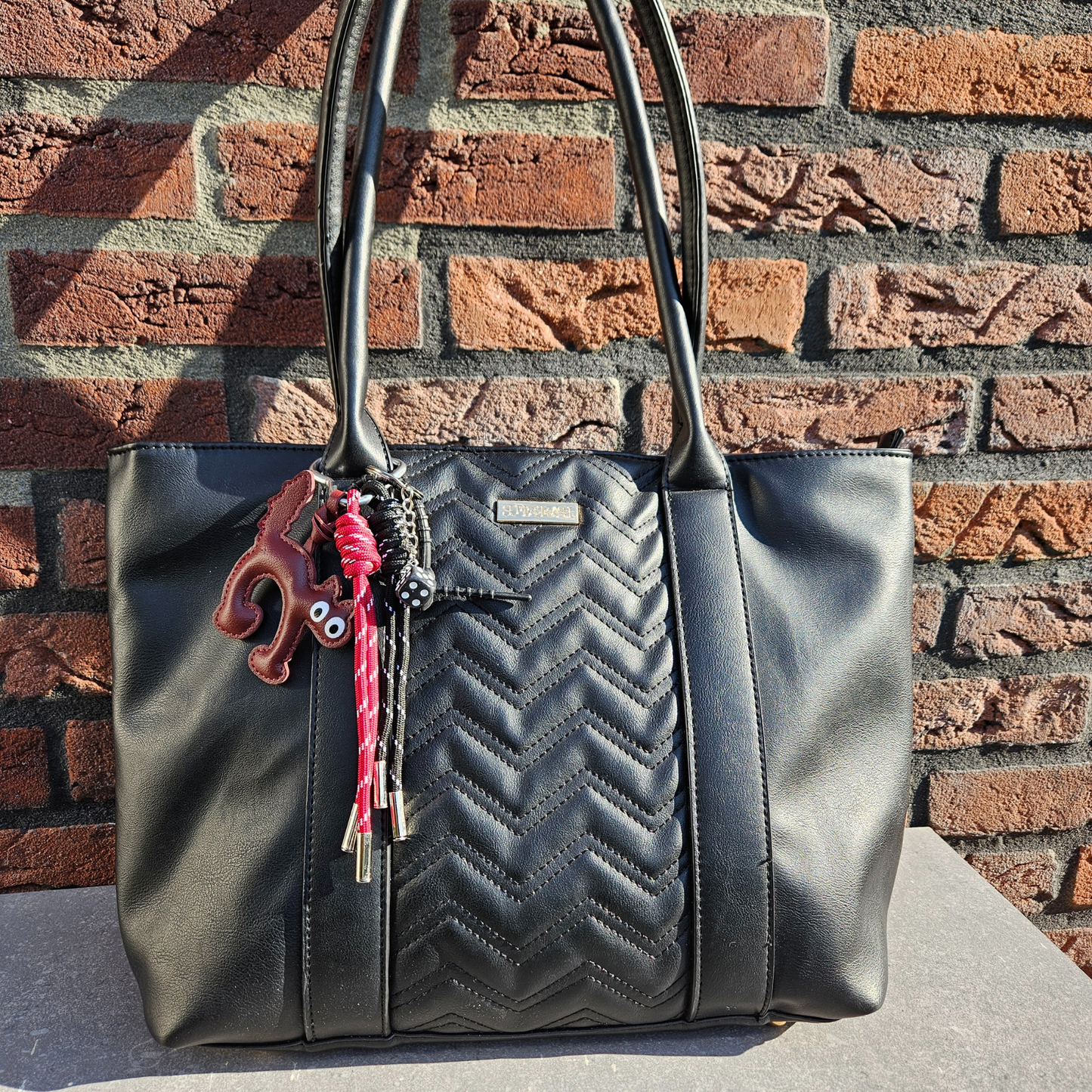 Tassen hanger - Kat - Rood