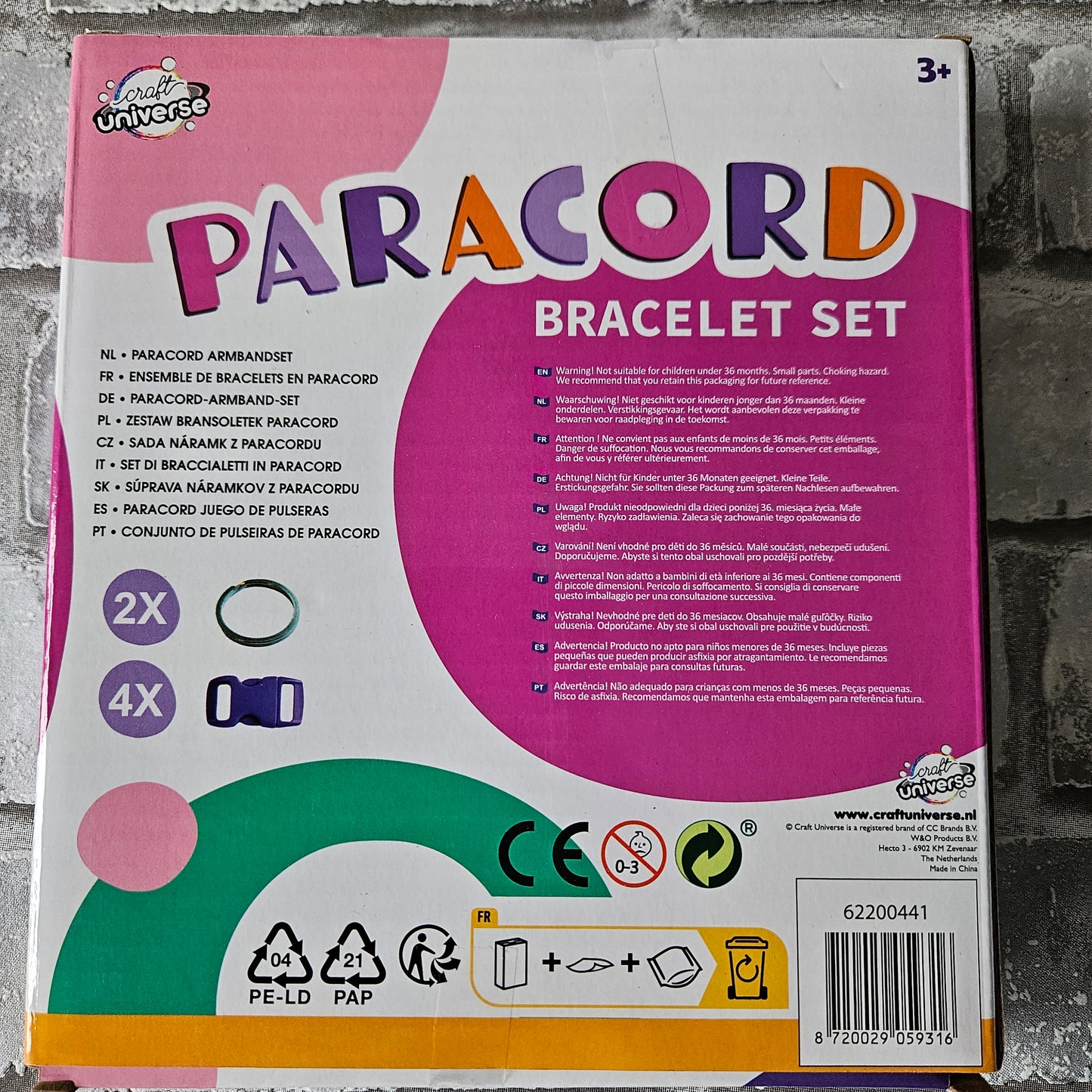 Paracord armband setje