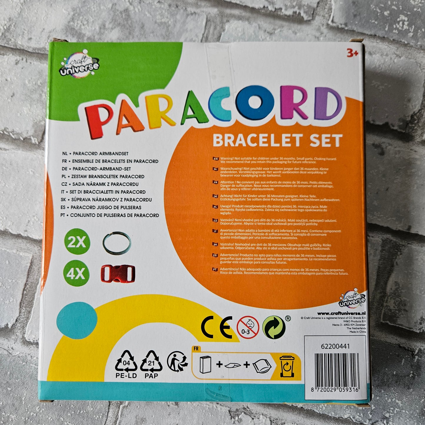 Paracord armband setje