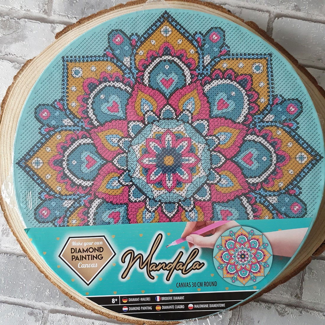 Diamond painting mandala - Blauw - Hobby en meer