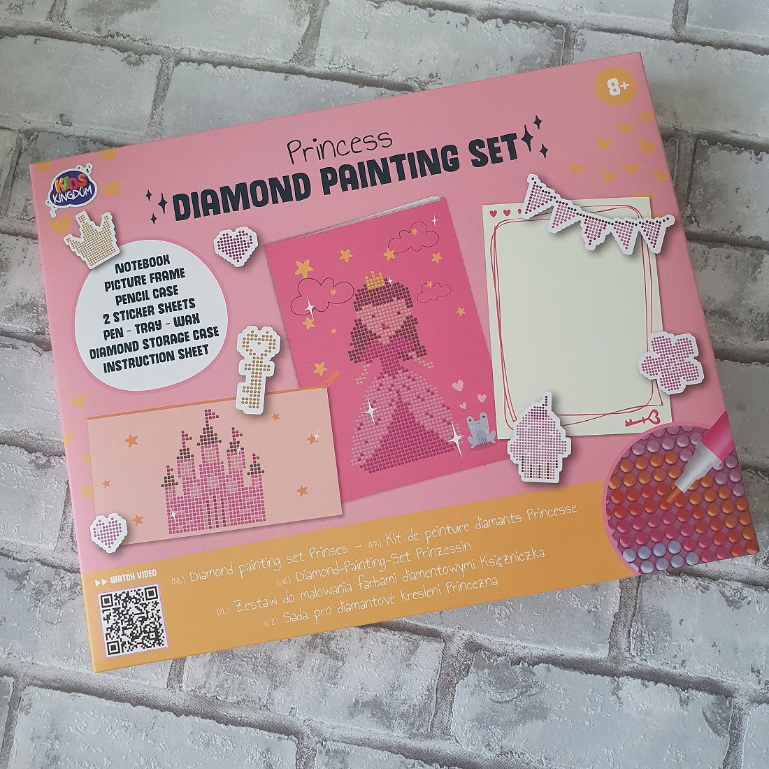 Diamond painting prinsessen set - Ronde steentjes - Hobby en meer