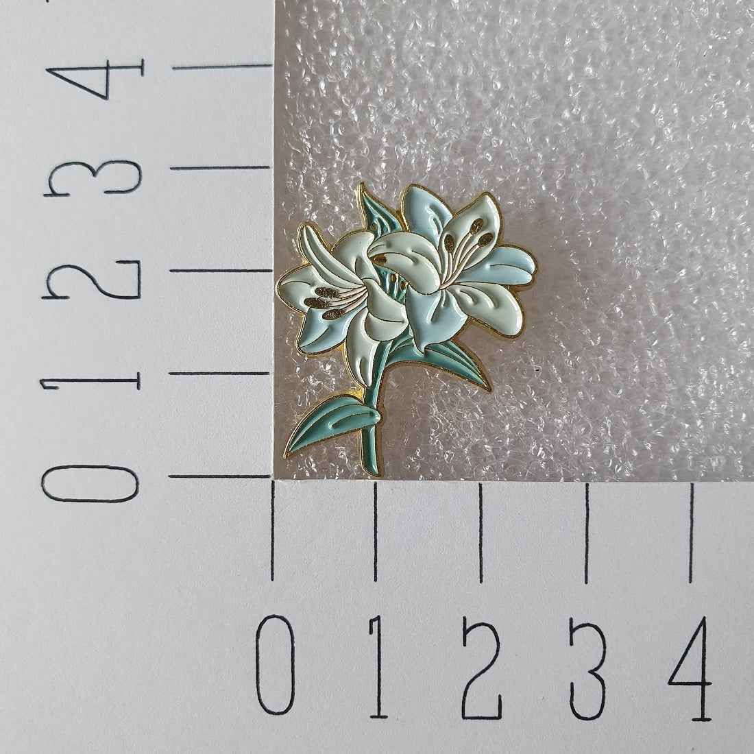 Enamel pin - Blauwe lelie